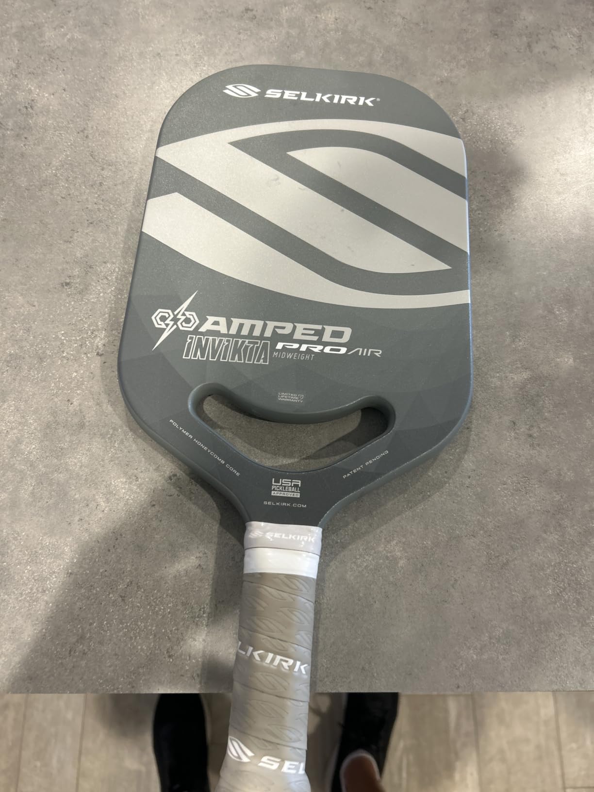 Selkirk Sport Amped Pickleball Paddles | Fiberglass | Polypropylene X5 Core | All-court pickleball racket with power and spin for all skill levels customer photo 2