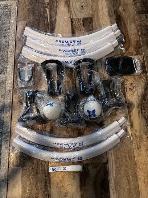 Roundnet Game Set - Top Set in Quality & Durability - Portable Outdoor Game for Beach, Backyard, Camping Game for Kids, Teens & Adults - Net, 2 Balls customer photo 1