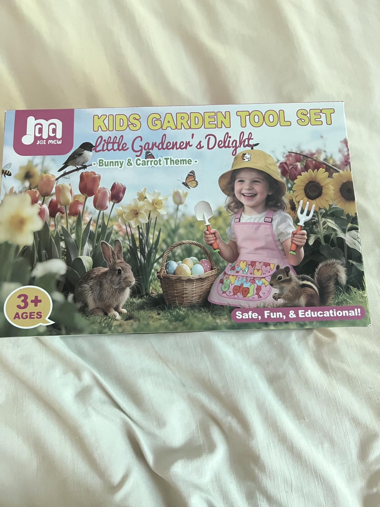 JOI MEW Gardening Tool Set for Kids with Metal Tools and Watering Can customer photo 1