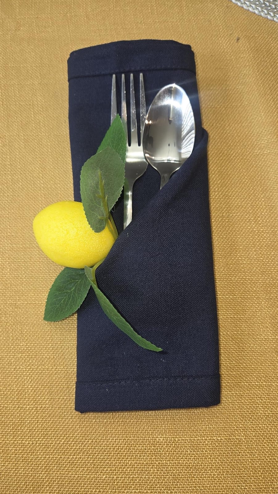 Blue Needles Solid Cloth Napkins Set of 12 Navy Blue 100% Cotton Dinner Napkins 18x18 inches - Reusable, Absorbent & Washable Linen, Ideal for Wedding Events Farmhouse Parties Hotel & Everyday Use customer photo 2