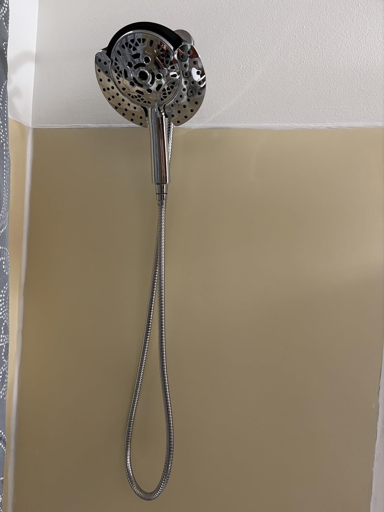 INAVAMZ 2 in 1 Shower Head with Handheld Combo High Pressure Nickel 2.5 GPM | 7.2