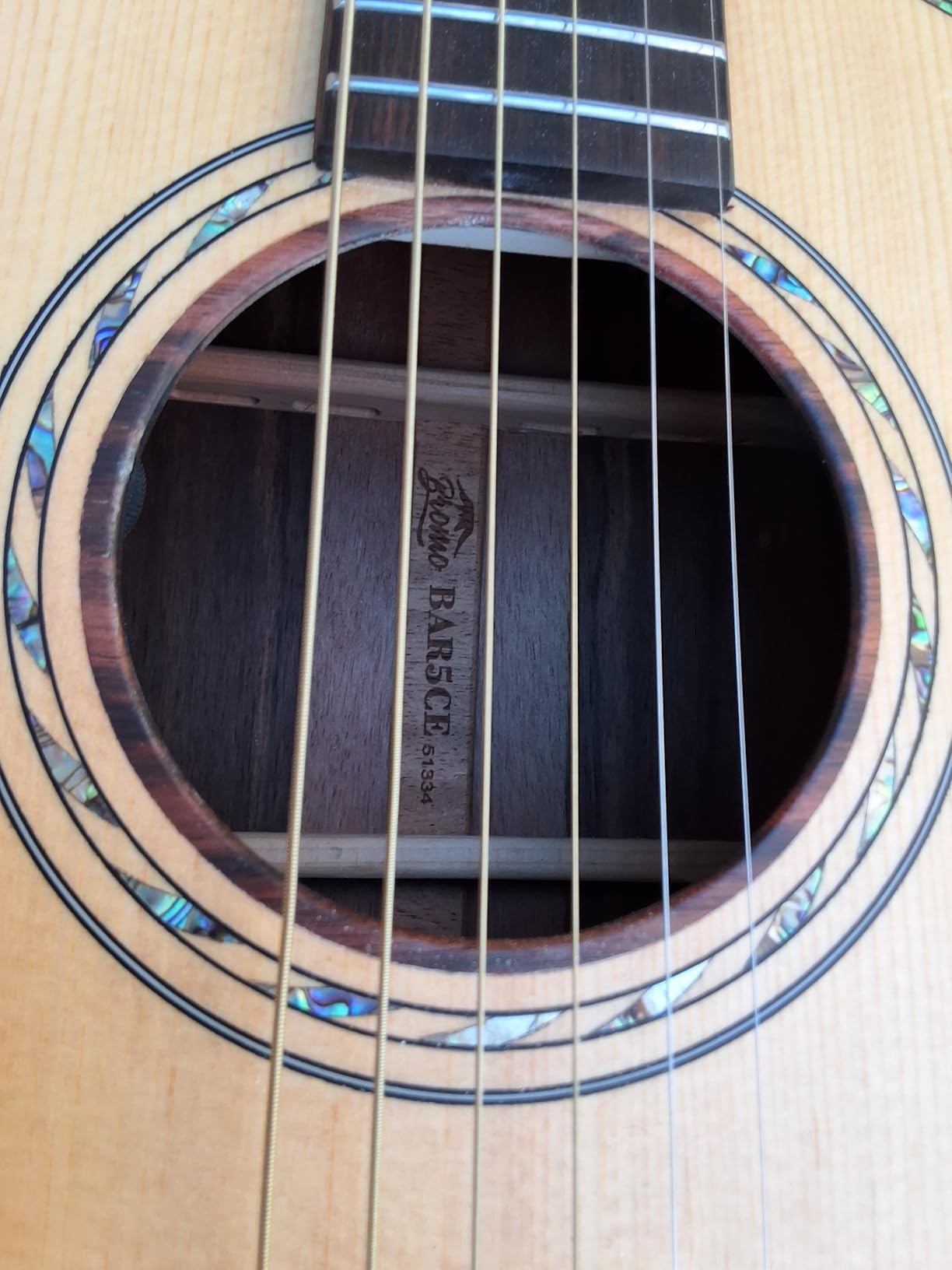 Bromo BAR 5CE All-Solid Cut-A-Way Acoustic/Electric Guitar customer photo 2