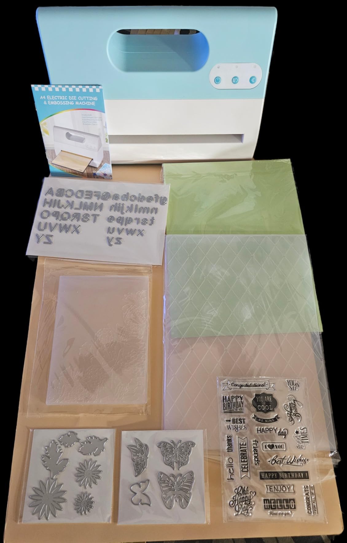 CraftGenes A4 Electric Die Cutting and Embossing Machine, 9-Inch, 200W | Automatic Feed Sensors; 110V Power; Starter Kit; No Manual Crank; Card Making, Scrapbooking, DIY Crafts customer photo 2