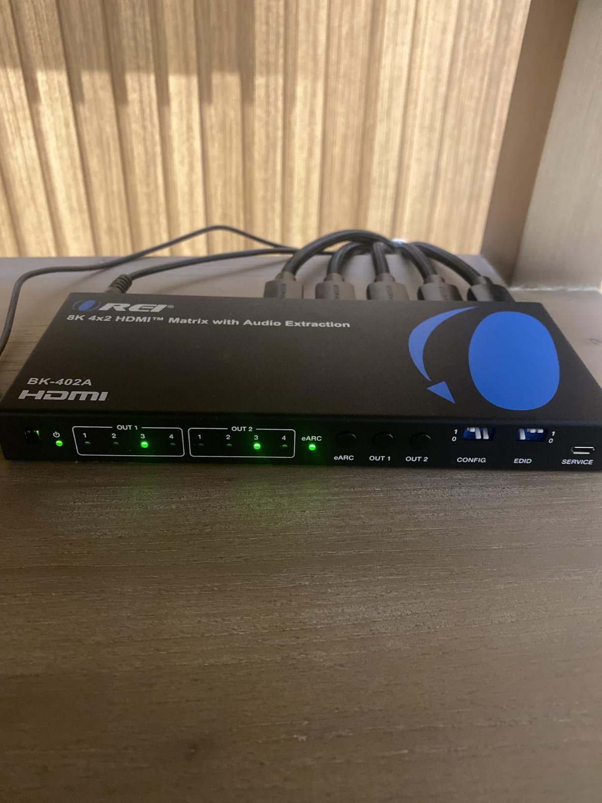 OREI 4x2 HDMI Matrix Switch 8K customer photo 1