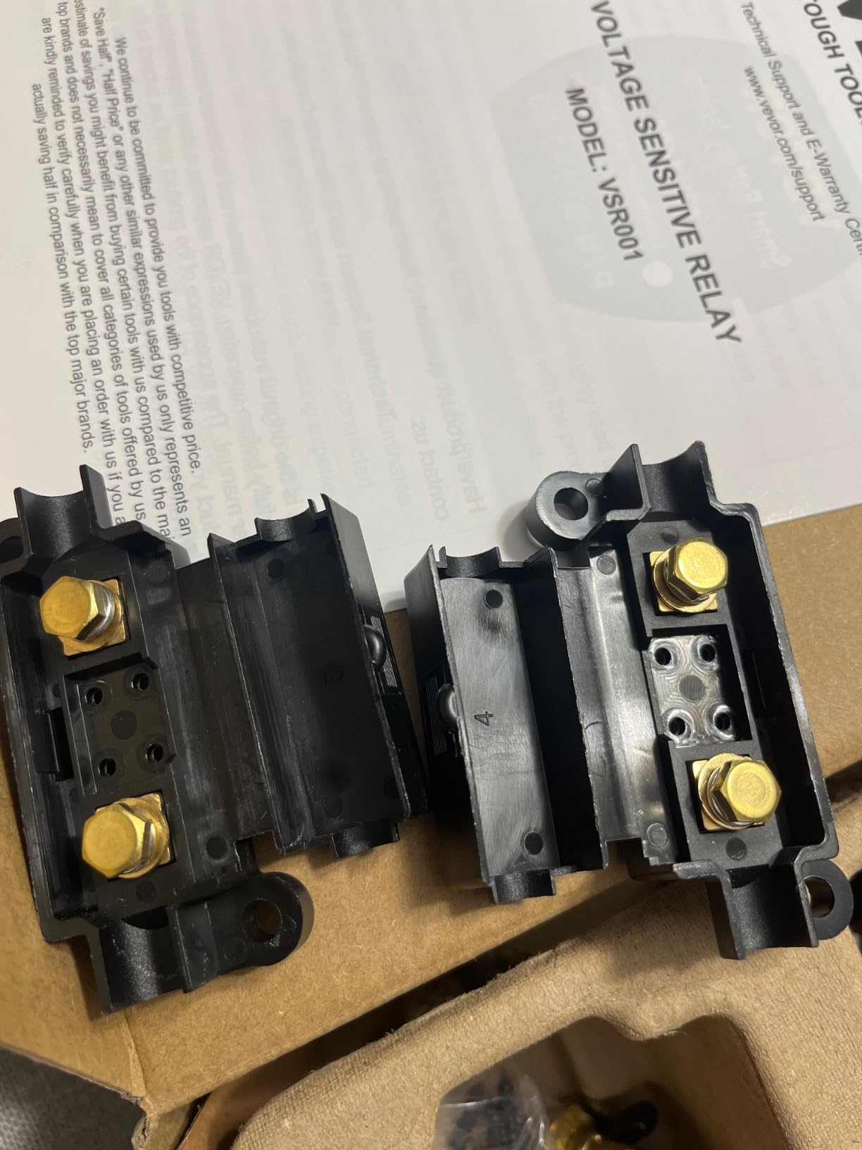 VEVOR Split Charge Relay Kit, 6mtr 12V, Automatic Dual Battery Isolator Kit, 140AMP VSR customer photo 1
