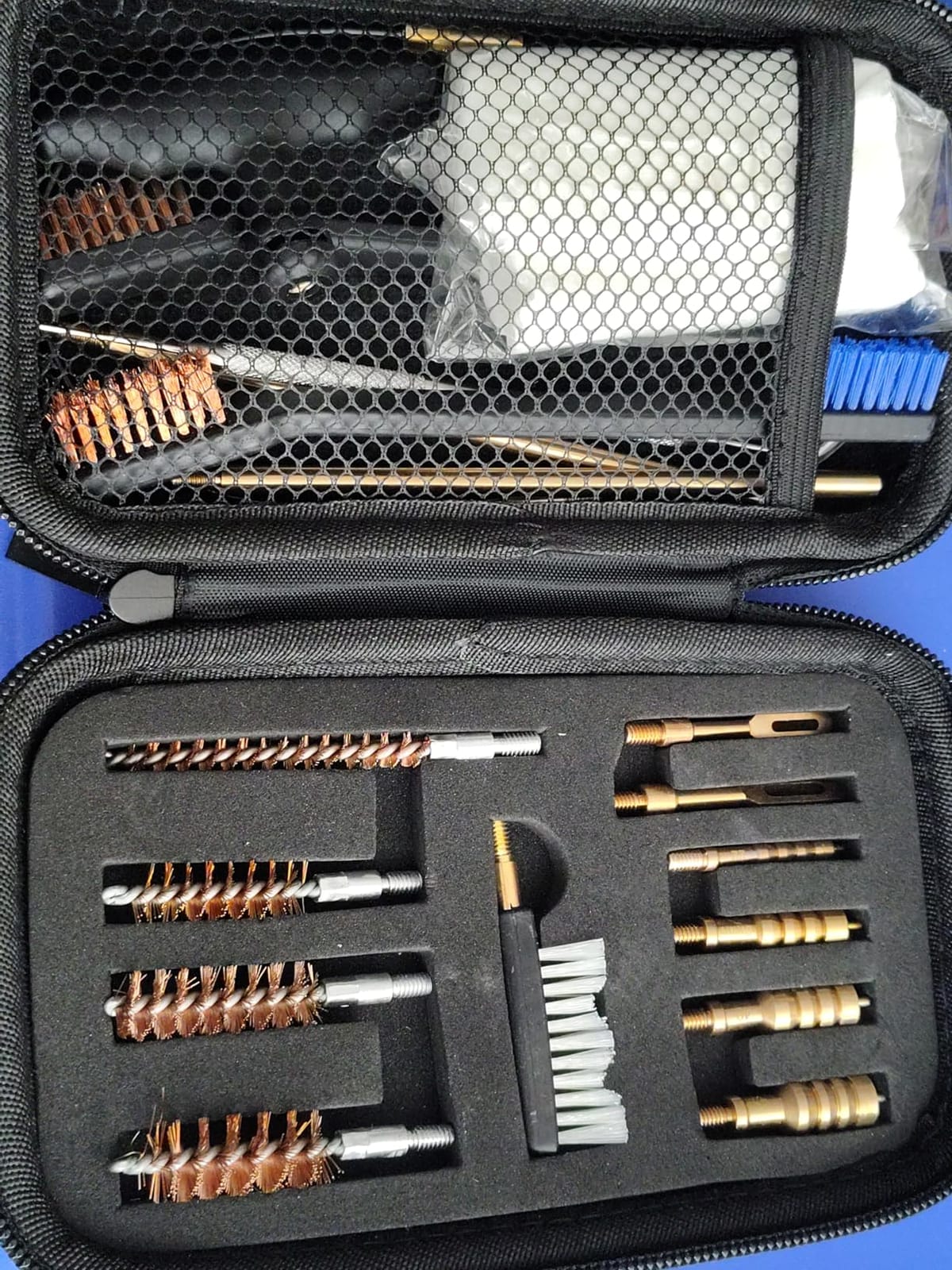 BOOSTEADY Universal Handgun Cleaning kit .22,.357,.38,9mm,.45 Caliber Pistol Cleaning Kit Bronze Bore Brush and Brass Jag Adapter customer photo 2