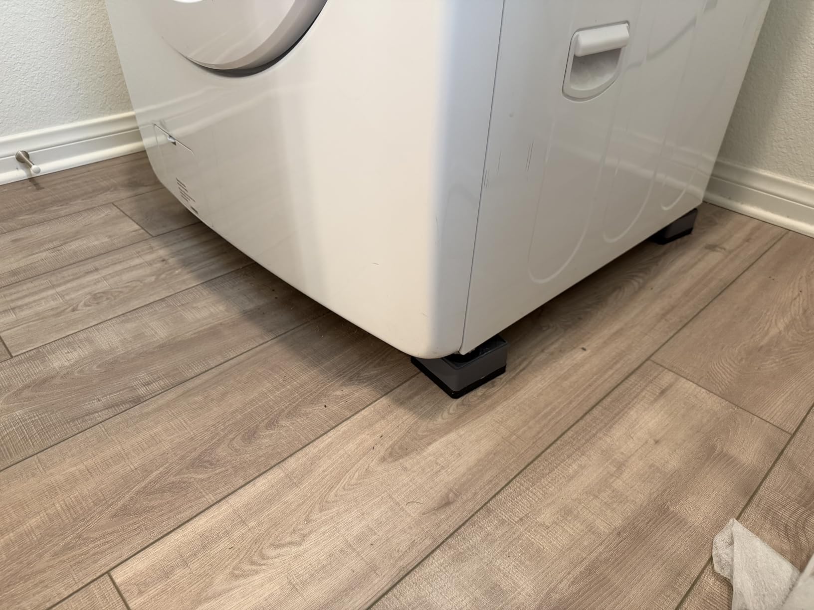 4Pcs Anti Vibration Pads for Washing Machine, Reduce Washer Dryer Moving | Washer and Dryer Pedestals, Prevents Noise Vibration Transfer, Antivibration Stabilizer Support Feet (Increase 1.8in) customer photo 1