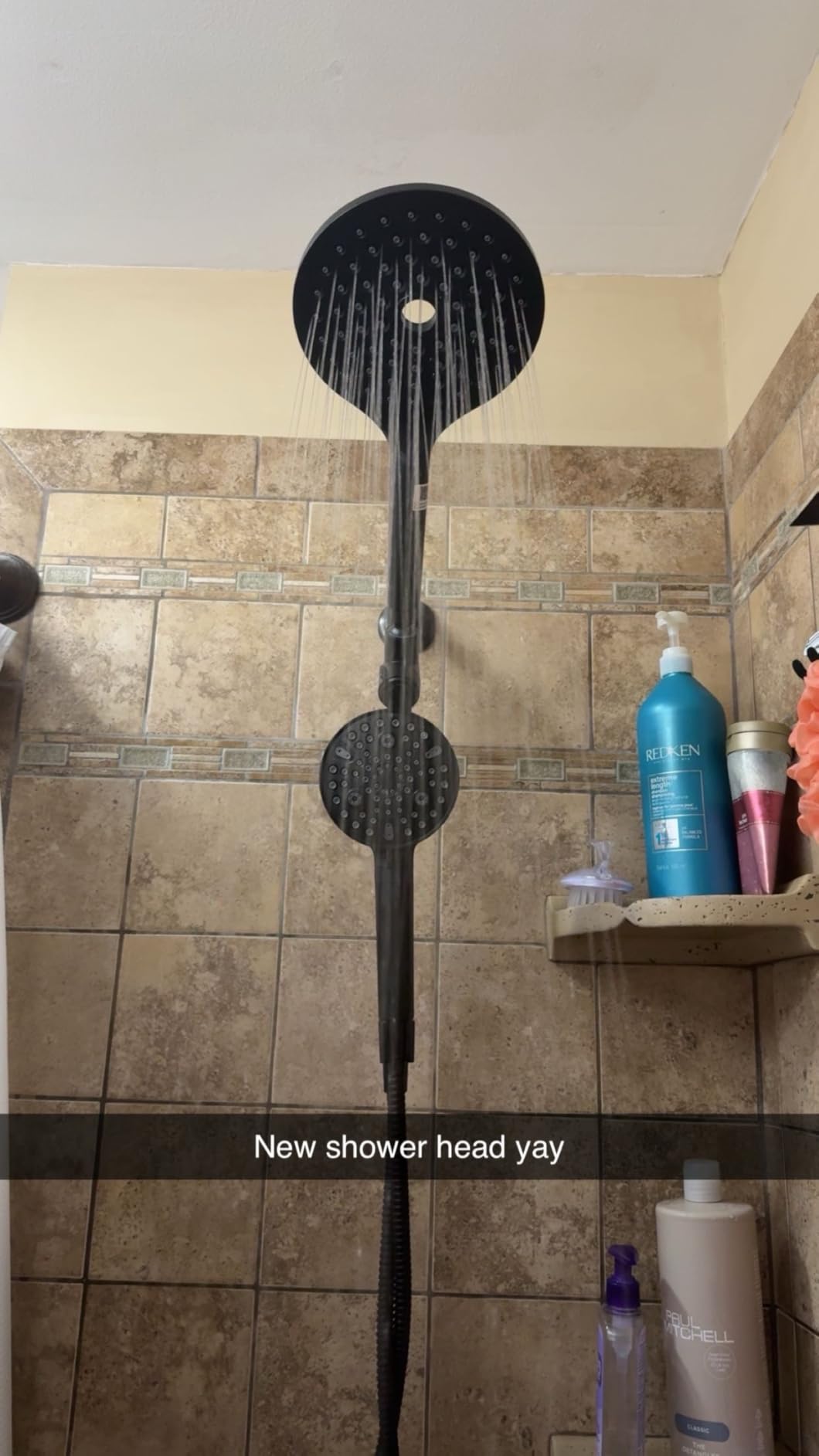 MakeFit Dual Filtered Rain Shower Head Combo, High Pressure Handheld Shower Head with Adjustable Bar - Rainfall Shower Head And Showerhead with Filter for Hard Water - Removes Chlorine customer photo 2