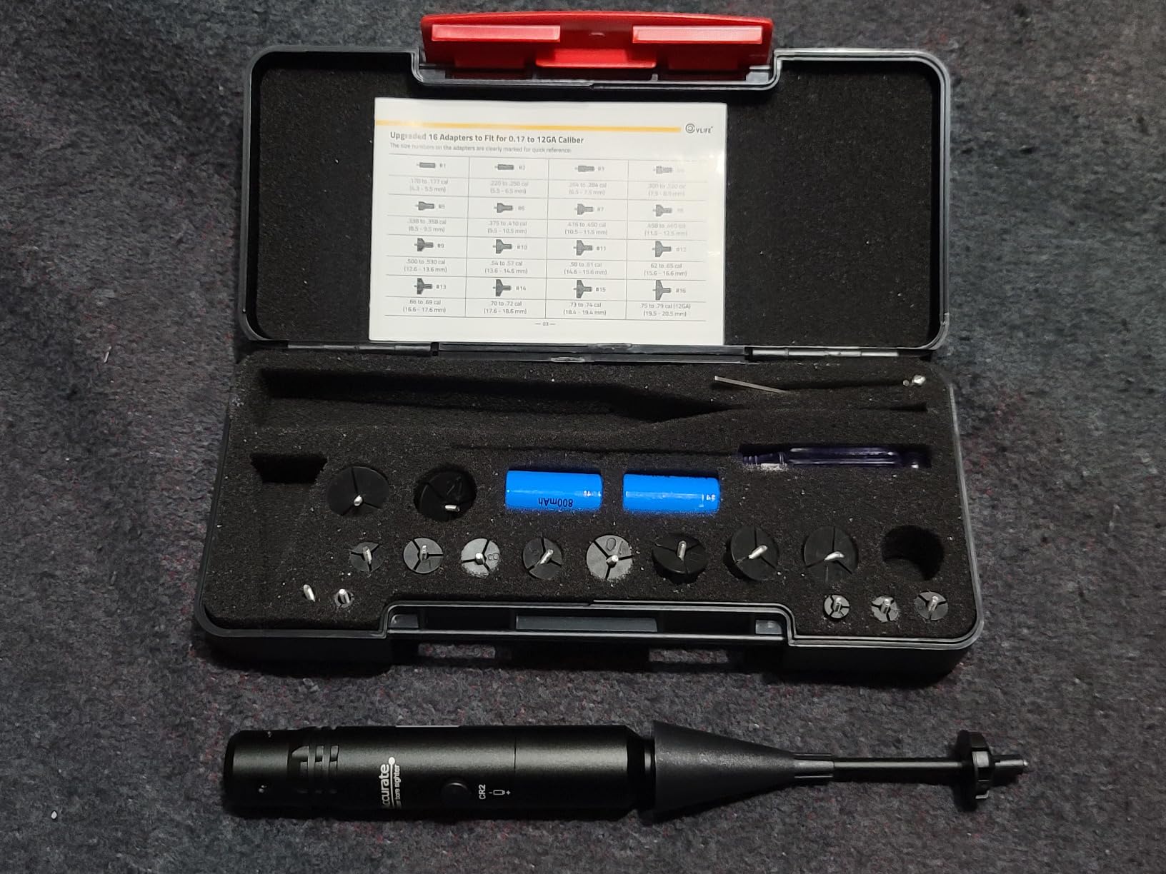 CVLIFE Bore Sight Laser Kit fit 0.17 to 12GA Calibers for All Gun customer photo 1