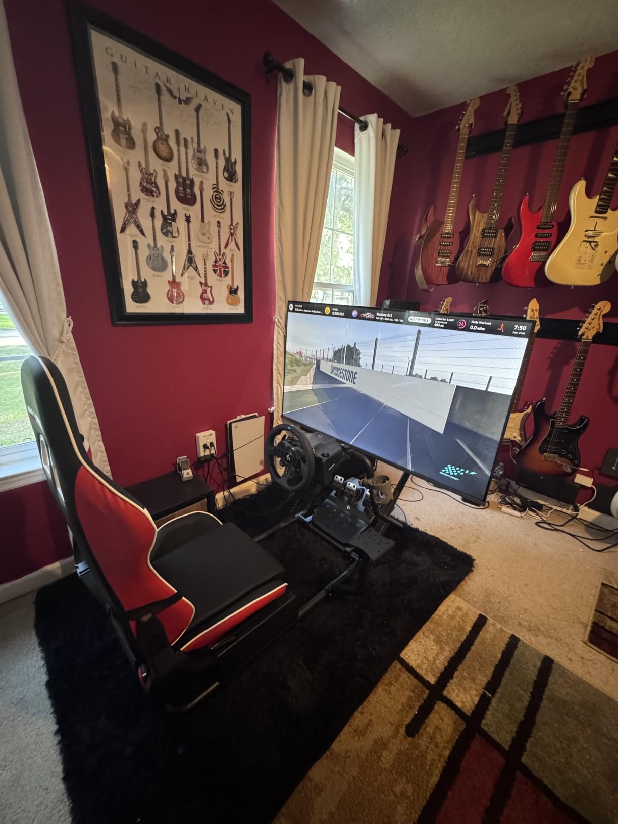 ARES WING Racing Simulator Cockpit with TV Mount, Sim Racing Wheel Stand | Formula and GT Sim Racing Cockpit Compatible with Logitech, Moza, Fanatec, Thrustmaster, Racing Games on PS5, PS4, Xbox, PC customer photo 1