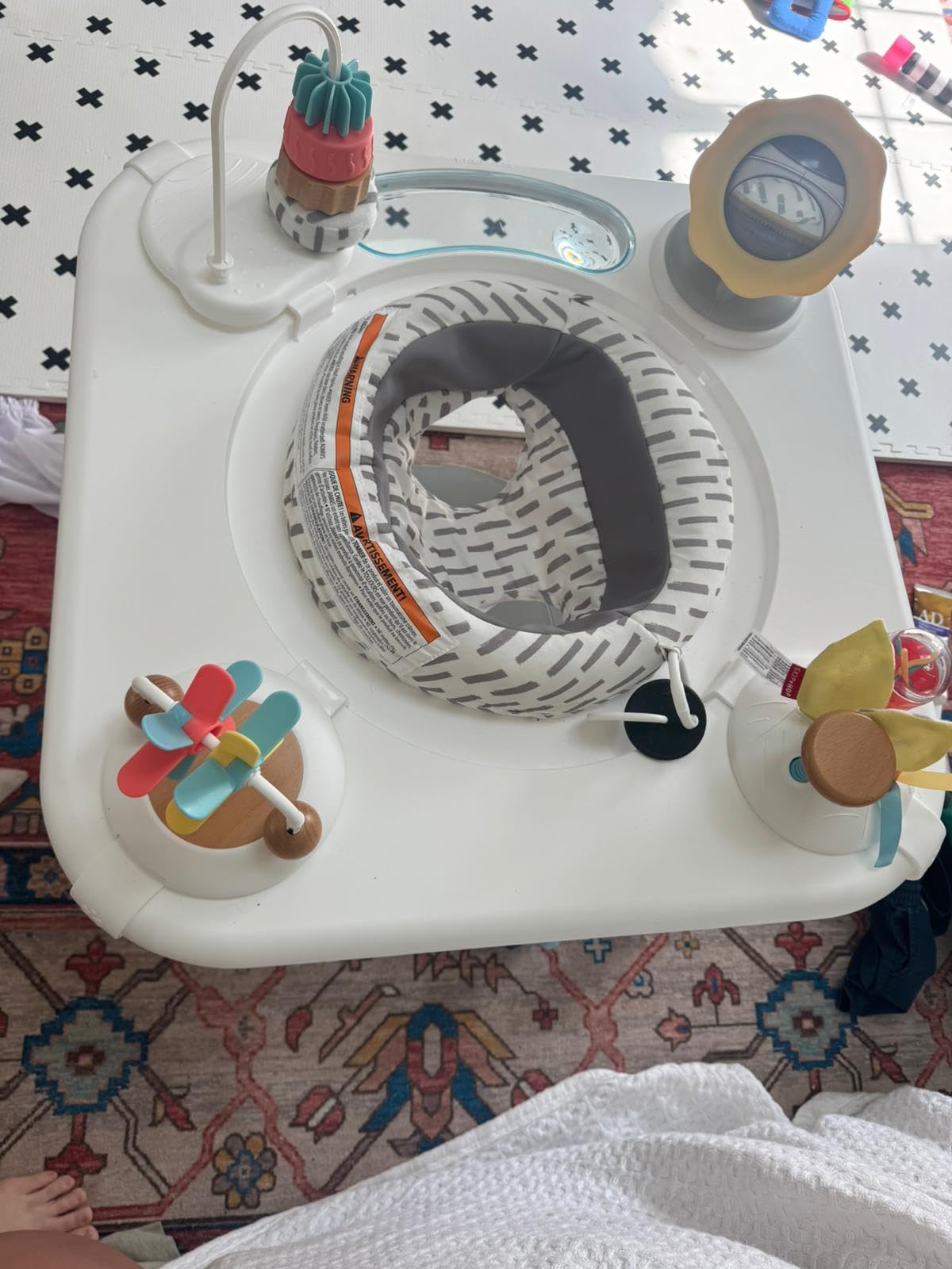 Skip Hop Discoverosity Montessori-Inspired 3-Stage Activity Center & Play Table for Baby Ages 4m+, Includes Mirror, Rattles, Teethers customer photo 1