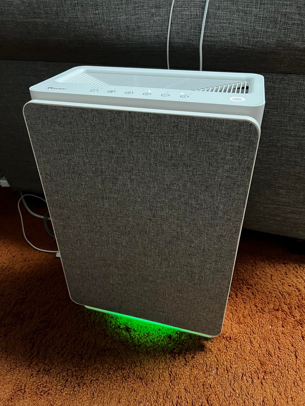 VEWIOR Air Purifier for Home Large Room Bedroom H13 True HEPA up to 2535ft² | Air Cleaner with PM2.5 Display Air Quality Sensor, Fragrance Diffuser for Wildfire Smoke Pet Hair Dust customer photo 1