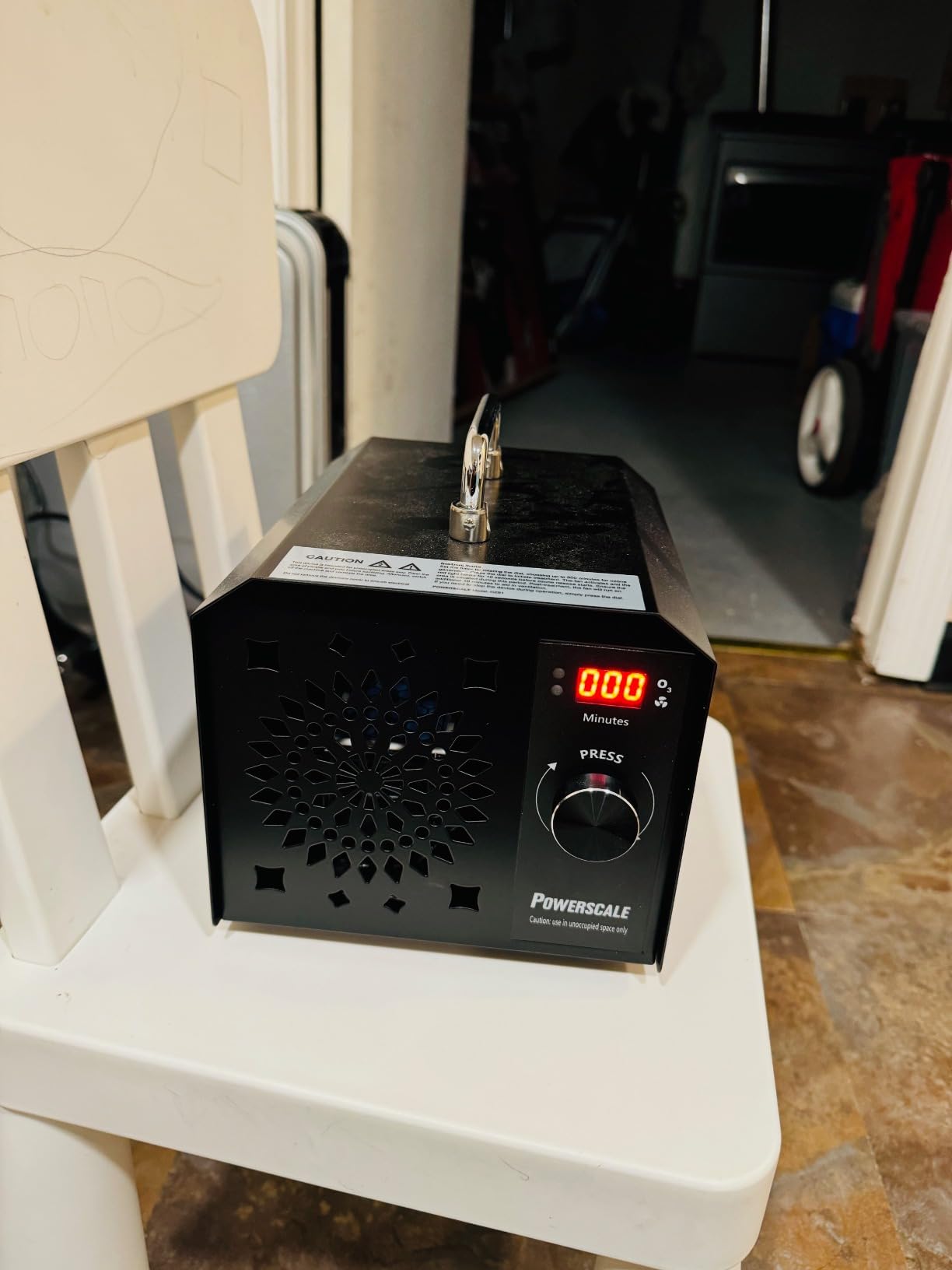 Powerscale Ozone Generator, Odor Removal, Digital Timer, 90,000 mg/h customer photo 1