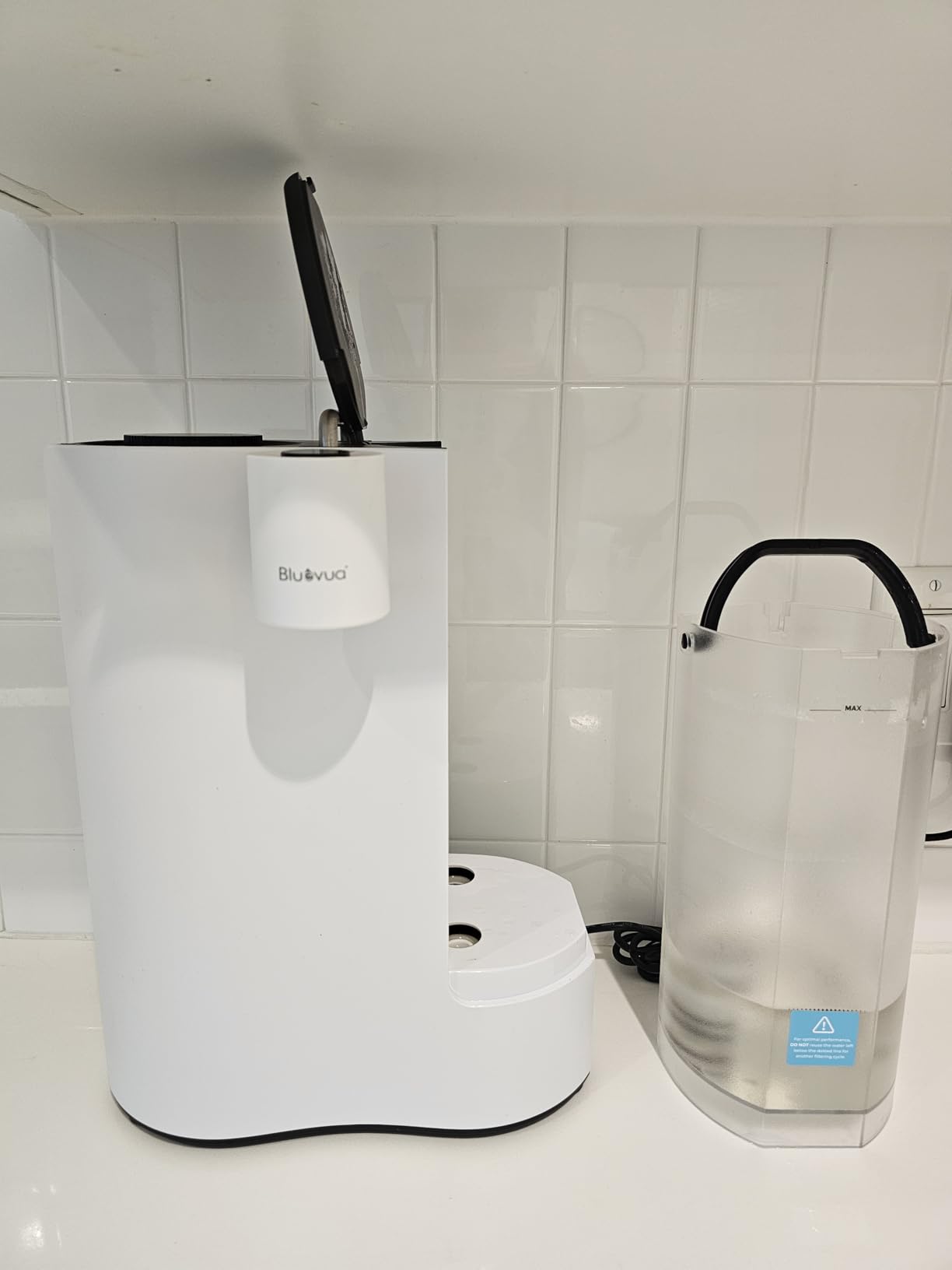 Bluevua RO100ROPOT-Travel Reverse Osmosis Countertop Water Filter | Compact 6-Stage Filtration with UV, WQA & NSF Certified, Portable Water Purifier for Home & Travel customer photo 2