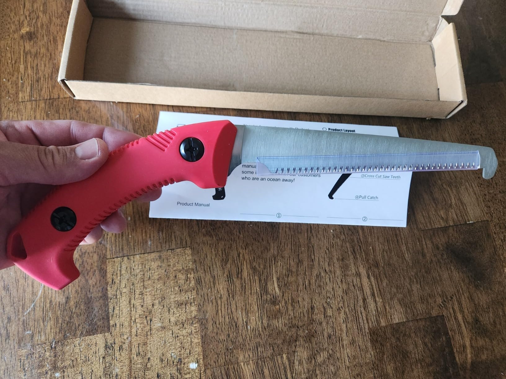 RUITOOL Meat Saw for Butchering, Bone Saw for Hunting&Camping, 12 TPI Blade | High Carbon Steel Blade, Triple-Ground Teeth, Non-Slip Handle, Portable and Easy-Clean, for Bone and Rib Cutting customer photo 1