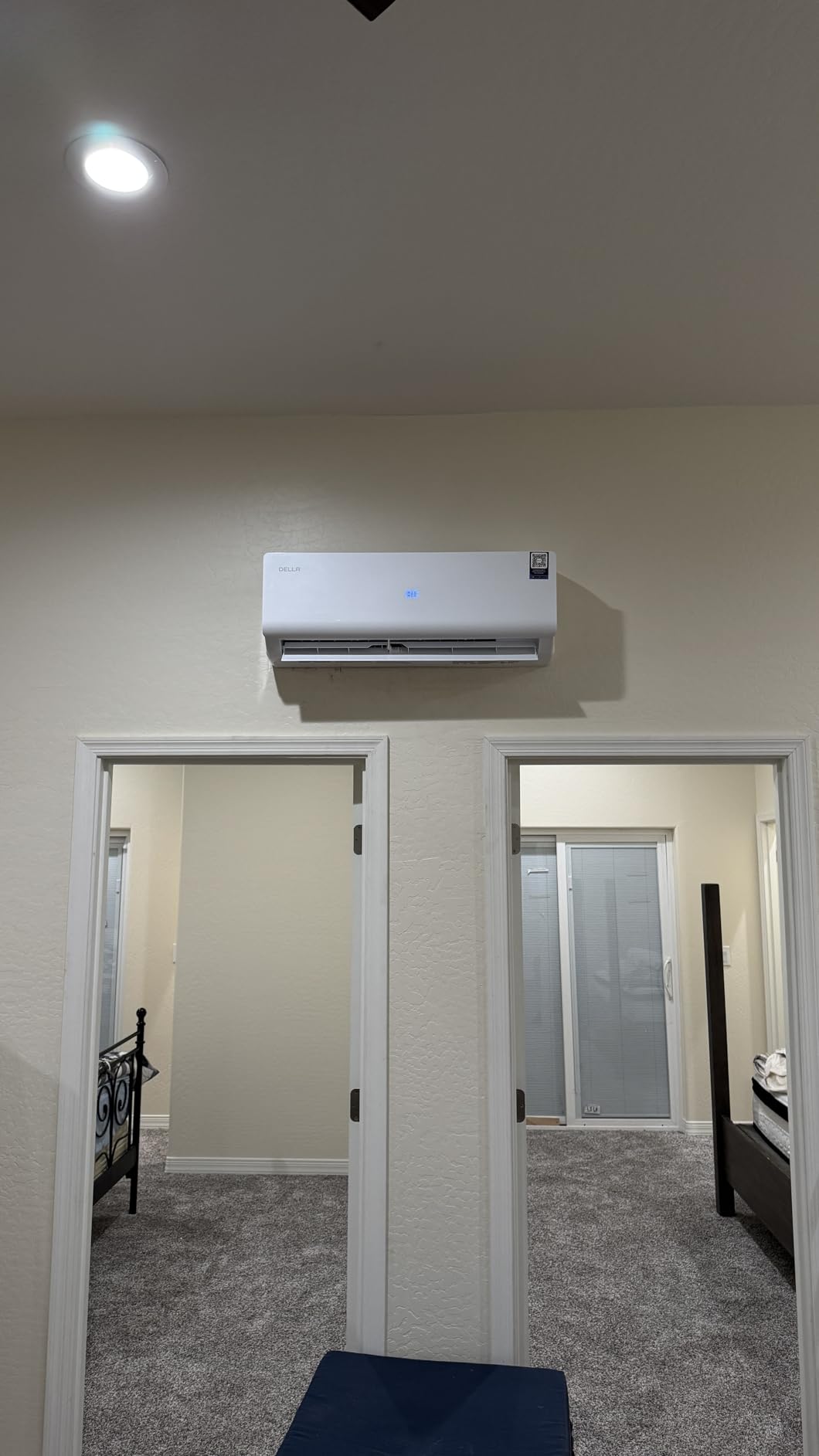DELLA 28K BTU ODU Mini Split AC 3 Zone (2 * 9K+12K BTU) 20 SEER2 208-230V Works with Alexa and Wifi, Cools Up to 1350 Sq.Ft, Energy Efficient, Multi Zone, Pre-Charged Heat Pump, 16ft Kits customer photo 1