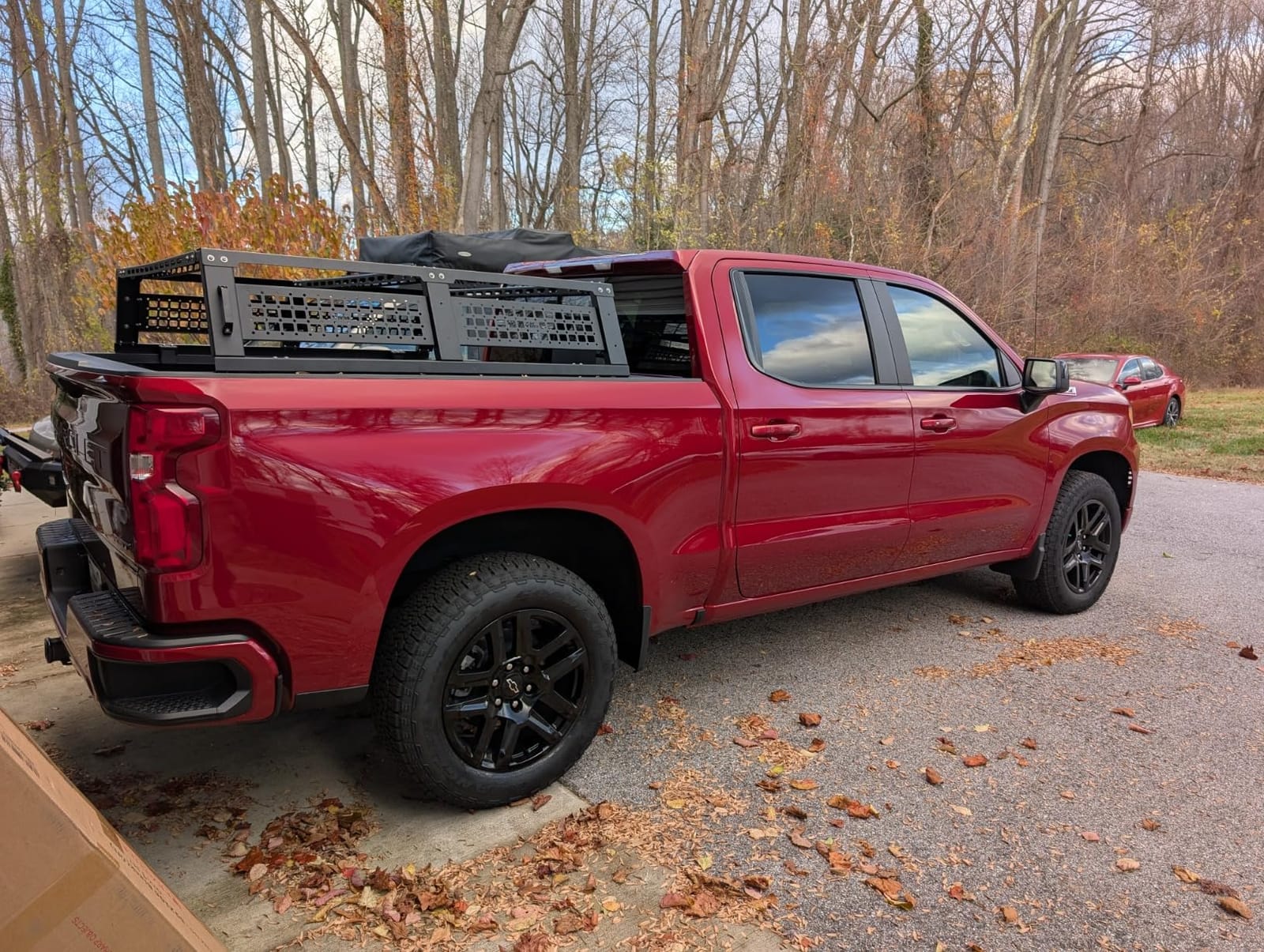 JOYTUTUS Full Size Truck Bed Rack, Overland Bed Racks for Trucks Compatible with F150 F250 F350 Silverado Sierra Ram, 11.8 Inch High Truck Bed Rack for Roof Top Tent, with Wider Molle Panel customer photo 2