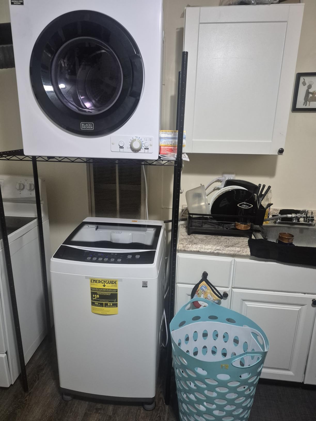 BLACK+DECKER 4.1 Cu. Ft. Top Load Washing Machine with Agitator, BTLW41MW, White customer photo 1