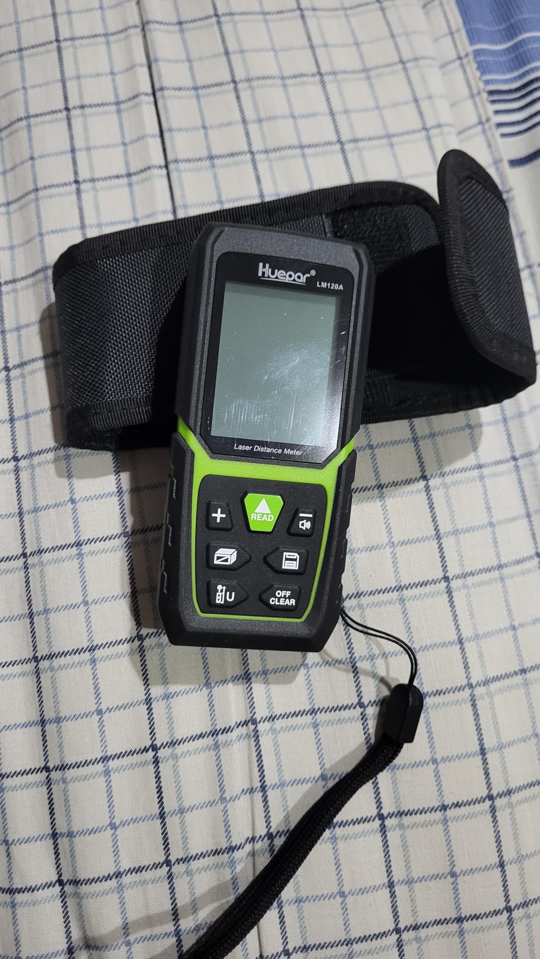 Huepar 2026 Upgraded Dual Laser Measuring Tool 395Ft, Phone App, Green Beam | USB-C, Pro Two-way Laser Distance Meter with HUEPAR Bluetooth App, Angle Sensor, Magnetic Back Metro Laser Measurement Tool customer photo 2