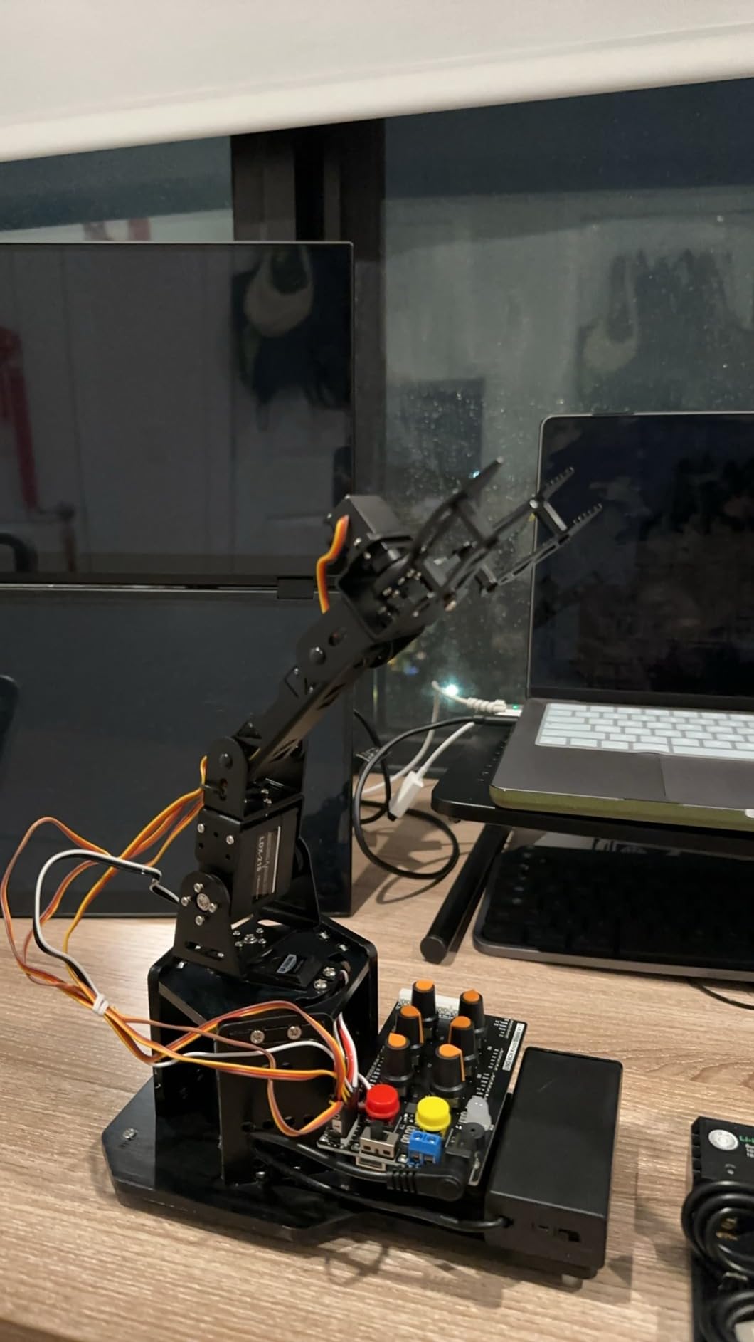 Robotic Arm with Arduino 5DOF/Axis AI Smart Robot Arm Open Source STEM Educational Building Robotics & Engineering Kits, Science/Coding/Programming Set, miniArm Starter Kit customer photo 1