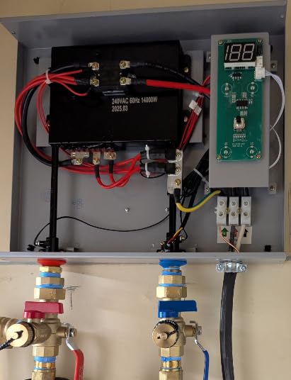ThermoMate Tankless Water Heater Electric, 11kW 240 Volt On Demand Instant Hot Water Heater for Point of Use, Self-Modulating LED Display Knob Control, ETL Certified, 2.15GPM at 35°F Rise customer photo 1