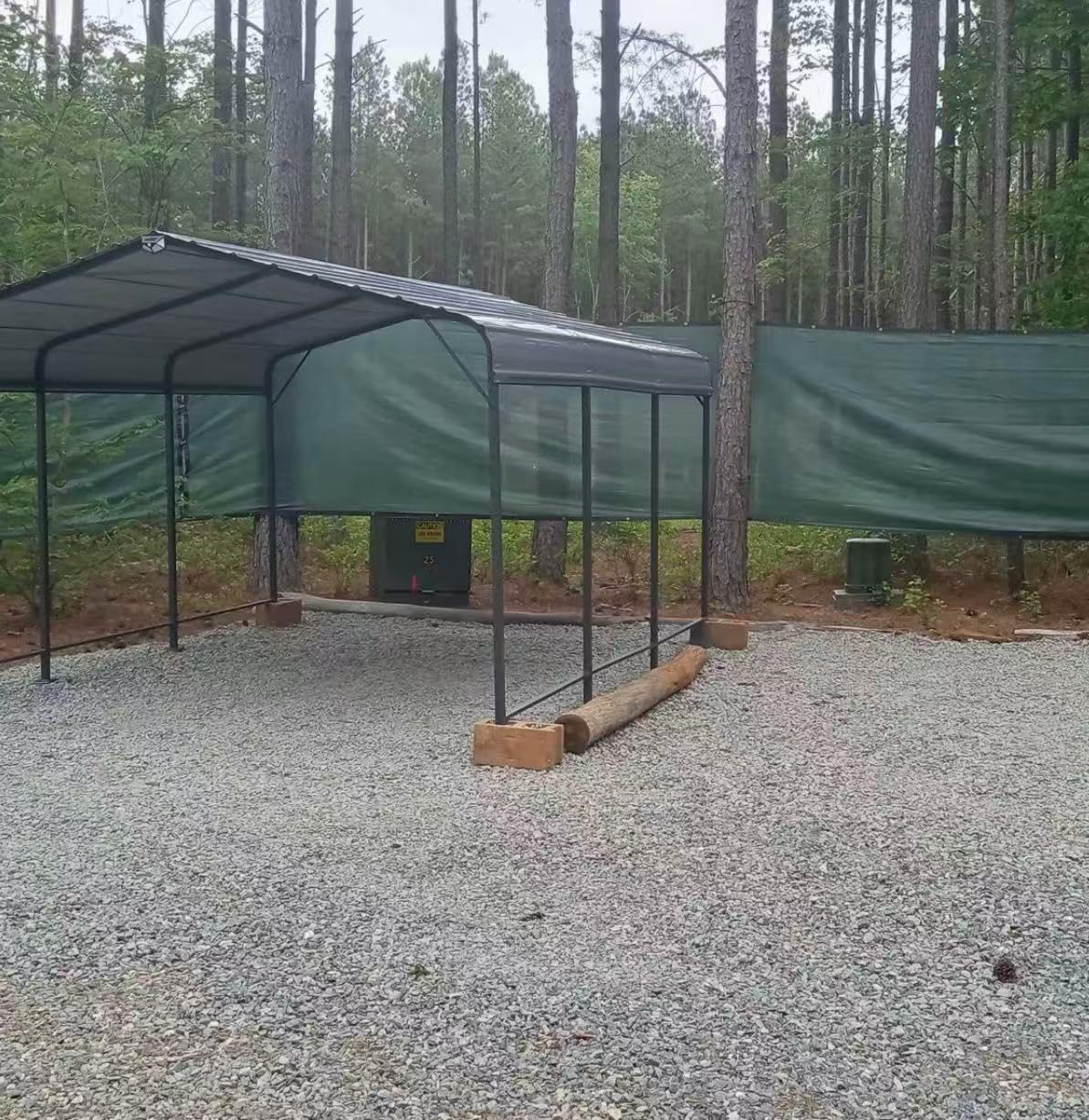 AirWire 10x15 FT Metal Carport Canopy with Reinforced Base | Heavy Duty Car port, Outdoor Galvanized Steel Garage Shelter for Boat and Truck customer photo 2