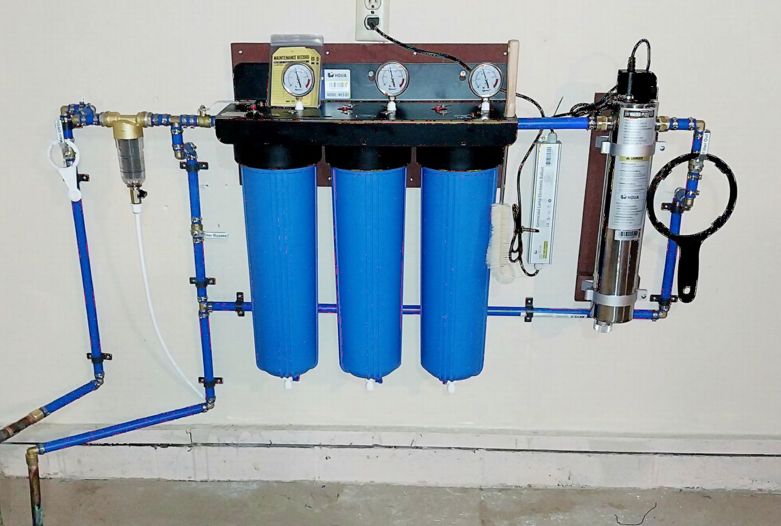 WF3-01 3-Stage Whole House Water Filtration System, Reduces Heavy Metals (Lead, Mercury, Arsenic, Cadmium, Chromium), Chlorine, Sediment, Odor, and VOCs customer photo 2