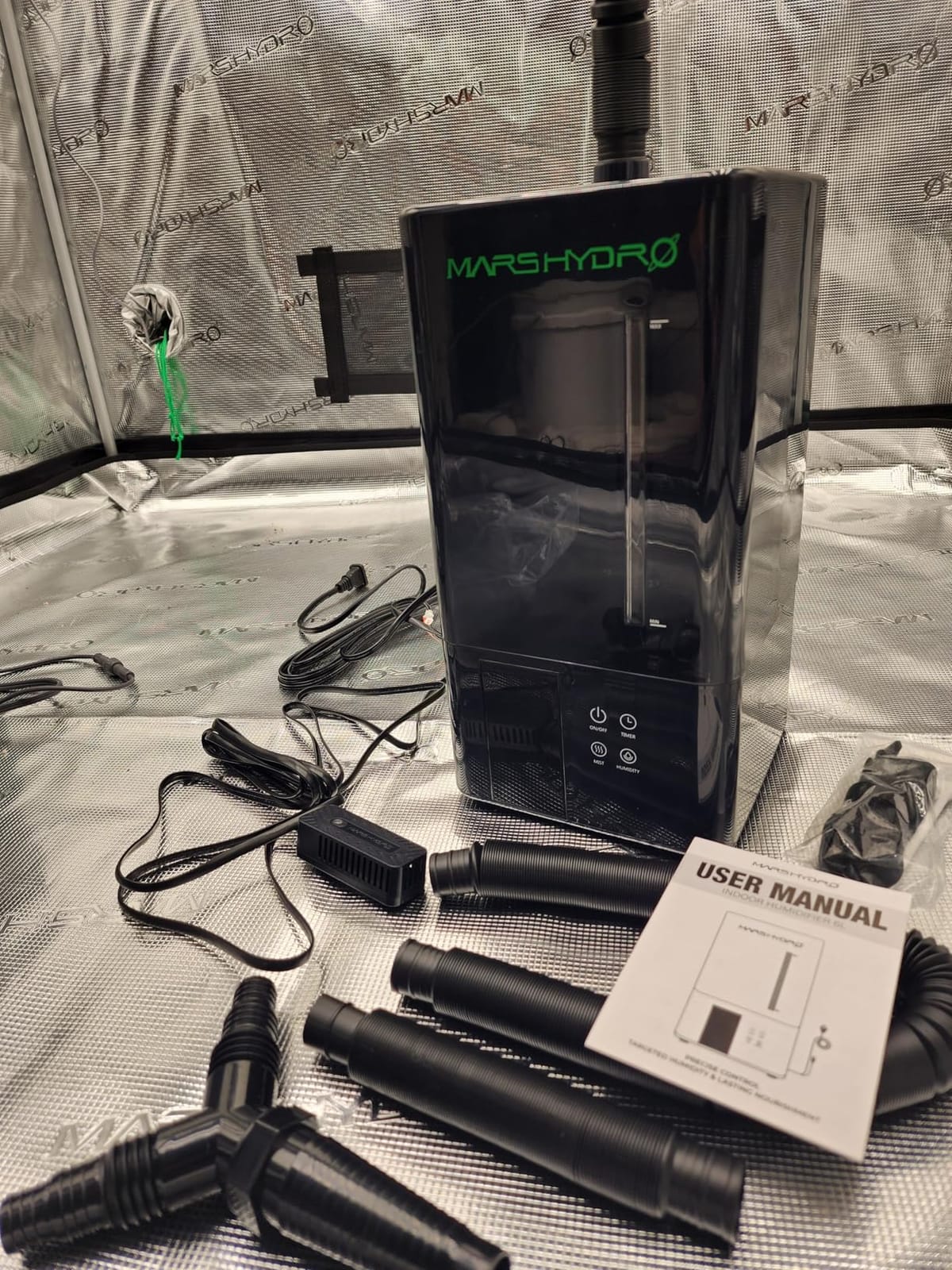 MARS HYDRO Plant Humidifier 15L with Adjustable Humidity | Timer Function, Ultrasonic Precise and Silent Operation, No-Leak Seal for Grow Tent, Indoor Planting, Greenhouse, Bedroom customer photo 2