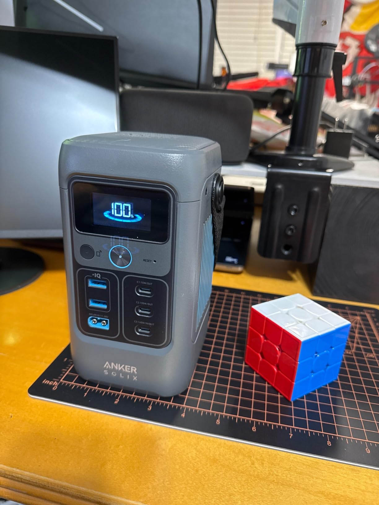 Anker SOLIX C200 DC Portable Power Station, 192Wh, 200W, 192Wh LiFePO4 Battery, Solar Generator for UPS, Outdoor, Travel, and Emergency Use customer photo 1