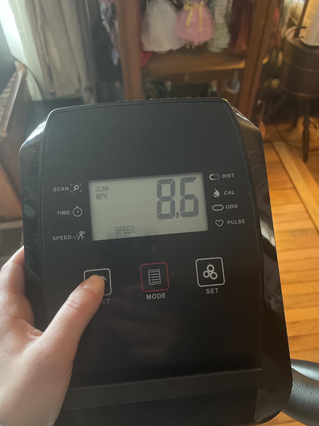 pooboo Elliptical Machine, Elliptical Exercise Machine with 16-Level Resistance&Quiet Magnetic Driving System, Elliptical Machine for Home with LCD Monitor&15.5-17IN Stride, 350LBS Weight Capacity customer photo 2