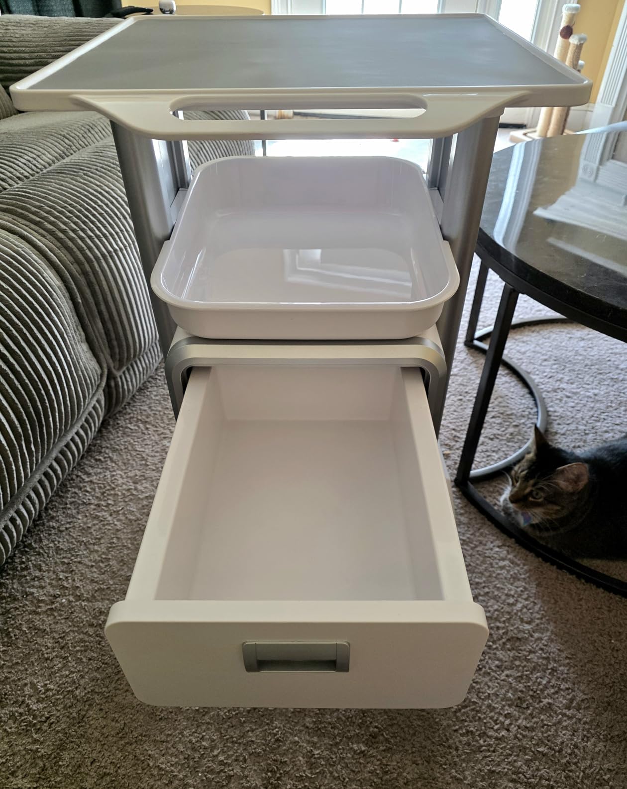 Professional Mobile Medical Trolley with Wheels and Drawers | for Home Bedroom Salon Lab Hospital Dental Office Clinic customer photo 1