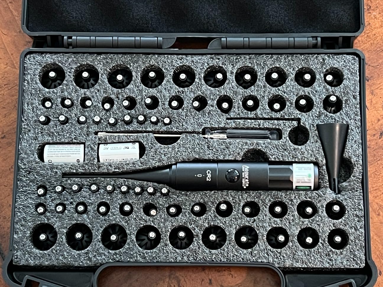 Visiofire Tool-Free Laser Bore Sight Kit: Green Laser with 64 Upgraded Adapters customer photo 1