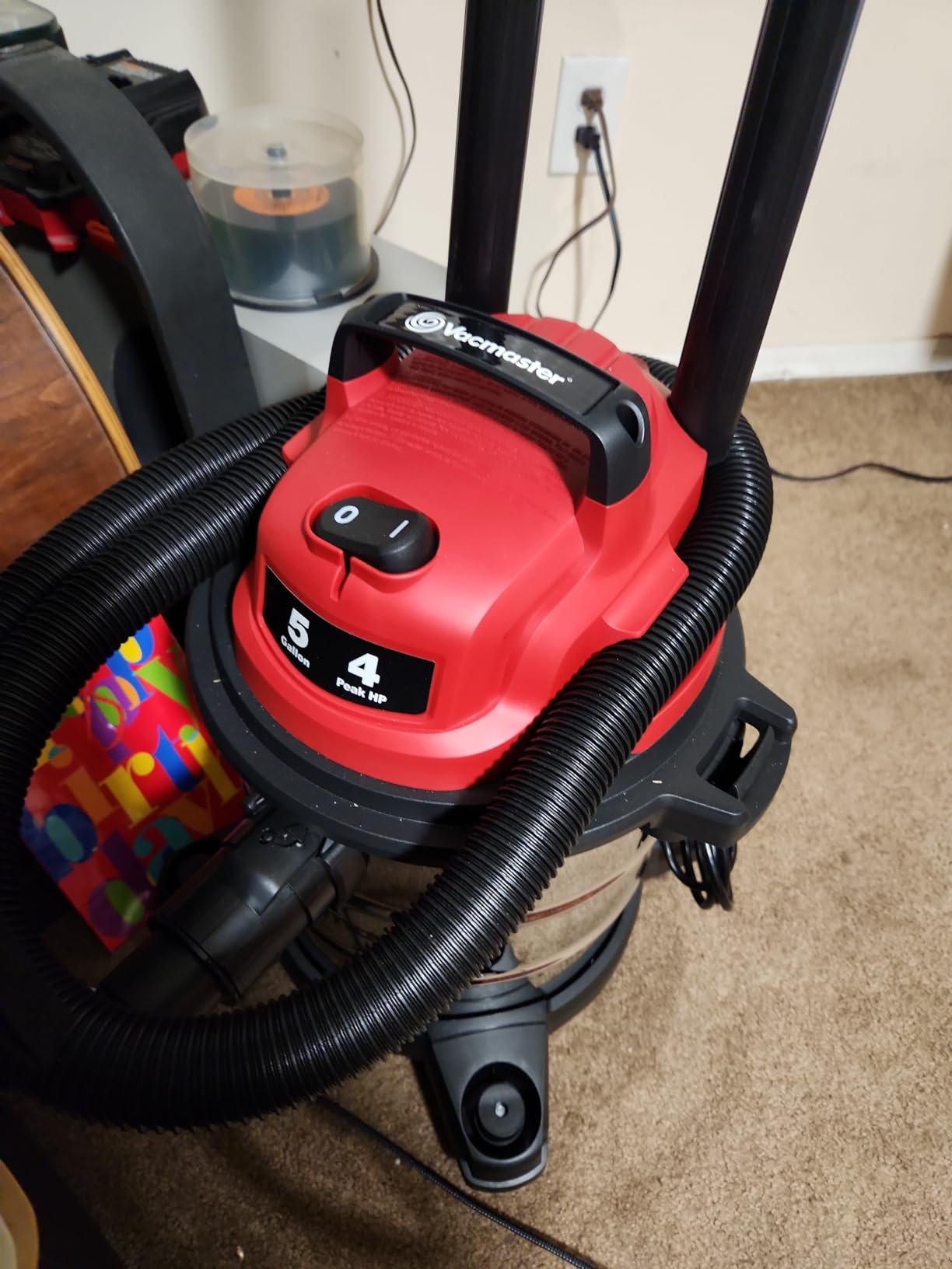 Vacmaster VOC812SF 1101 8-Gal 6 Peak HP Stainless Steel Wet/Dry Vac Red customer photo 2