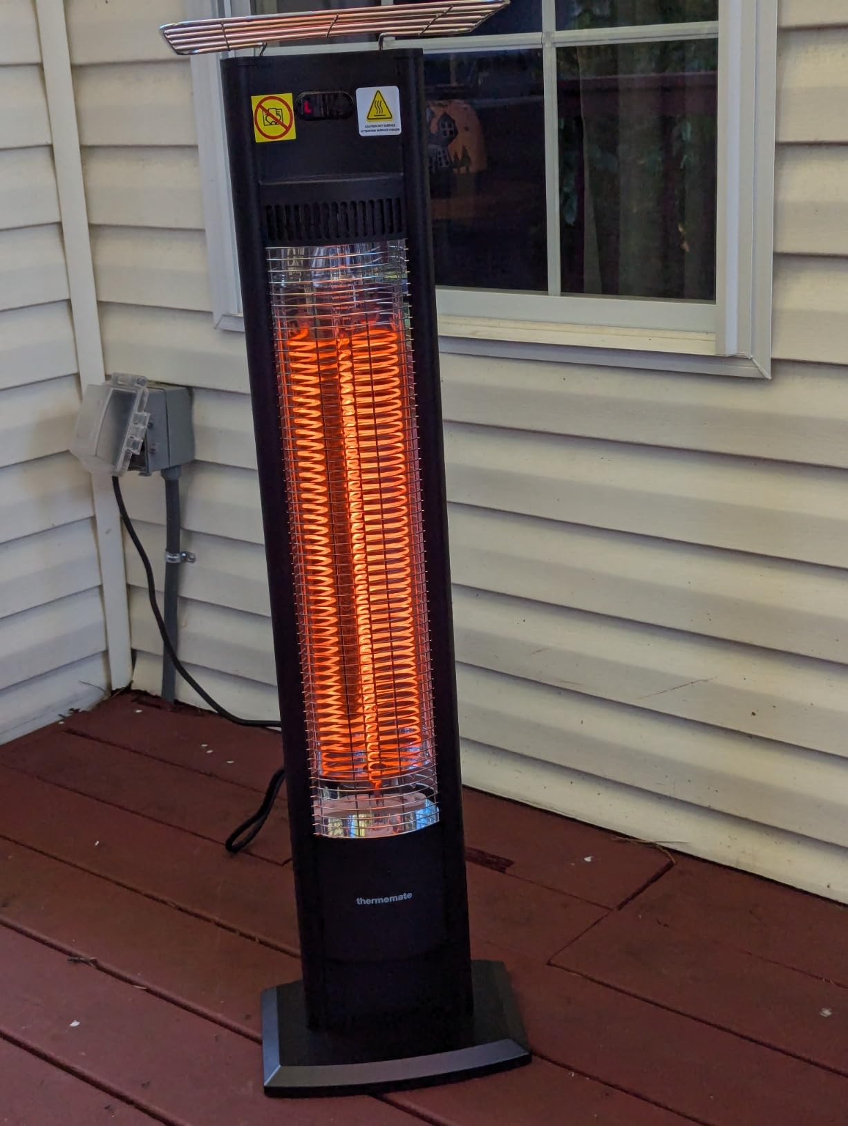 ThermoMate Outdoor Indoor Electric Patio Heater, 1500W 38.5