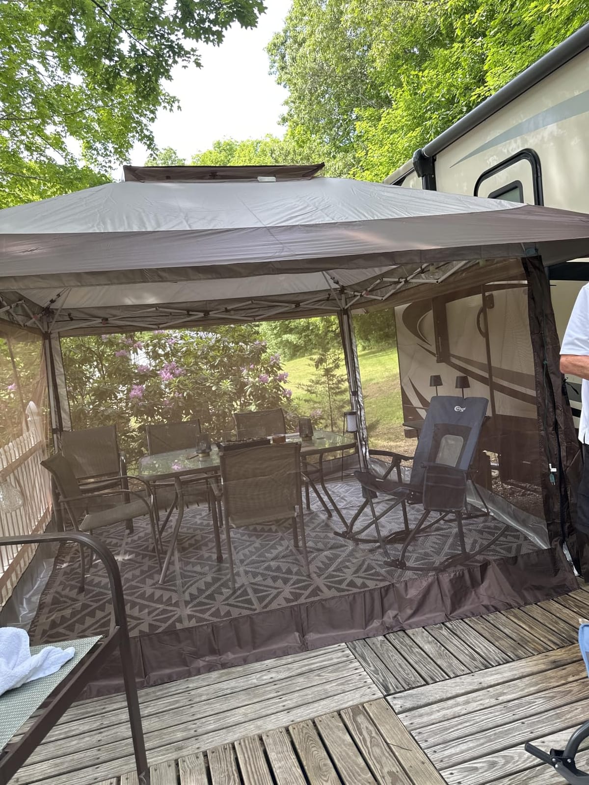 Bealife 11x11 Pop Up Gazebo Tent with Mosquito Netting - Beige | Instant Gazebo, Canopy Party Tent with Roller Bag, Pop Up Canopy for Parties Patio Lawn Backyard Garden Deck customer photo 2