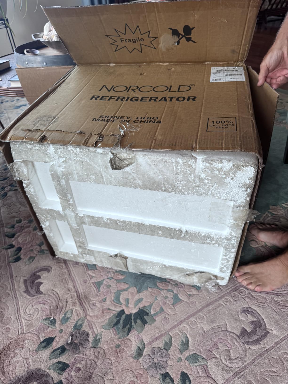 NORCOLD INC 2.7 CU FT 12/24 VDC Compressor Refrigerator customer photo 1