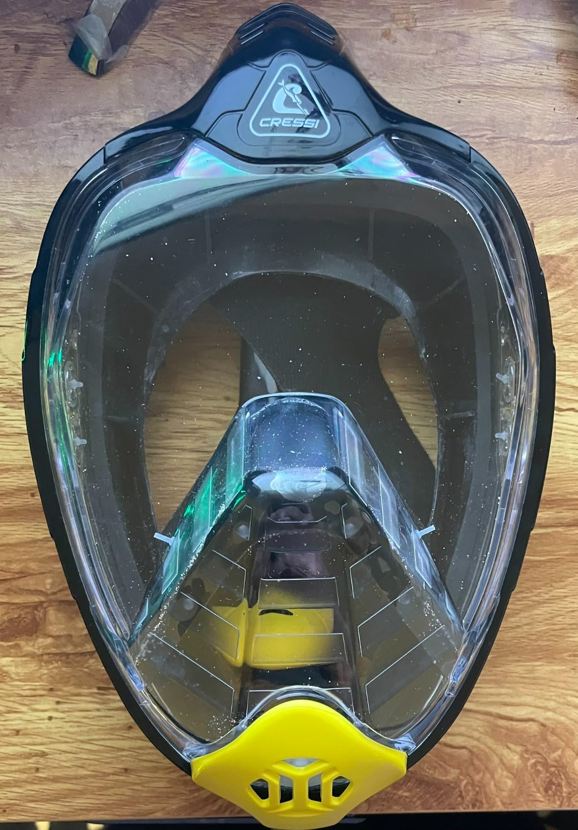 Cressi Adult Snorkeling Full Face Mask - Wide Clear View, Anti-Fog System - Easy Breathing: Safety First - Bali: Designed in Italy customer photo 1