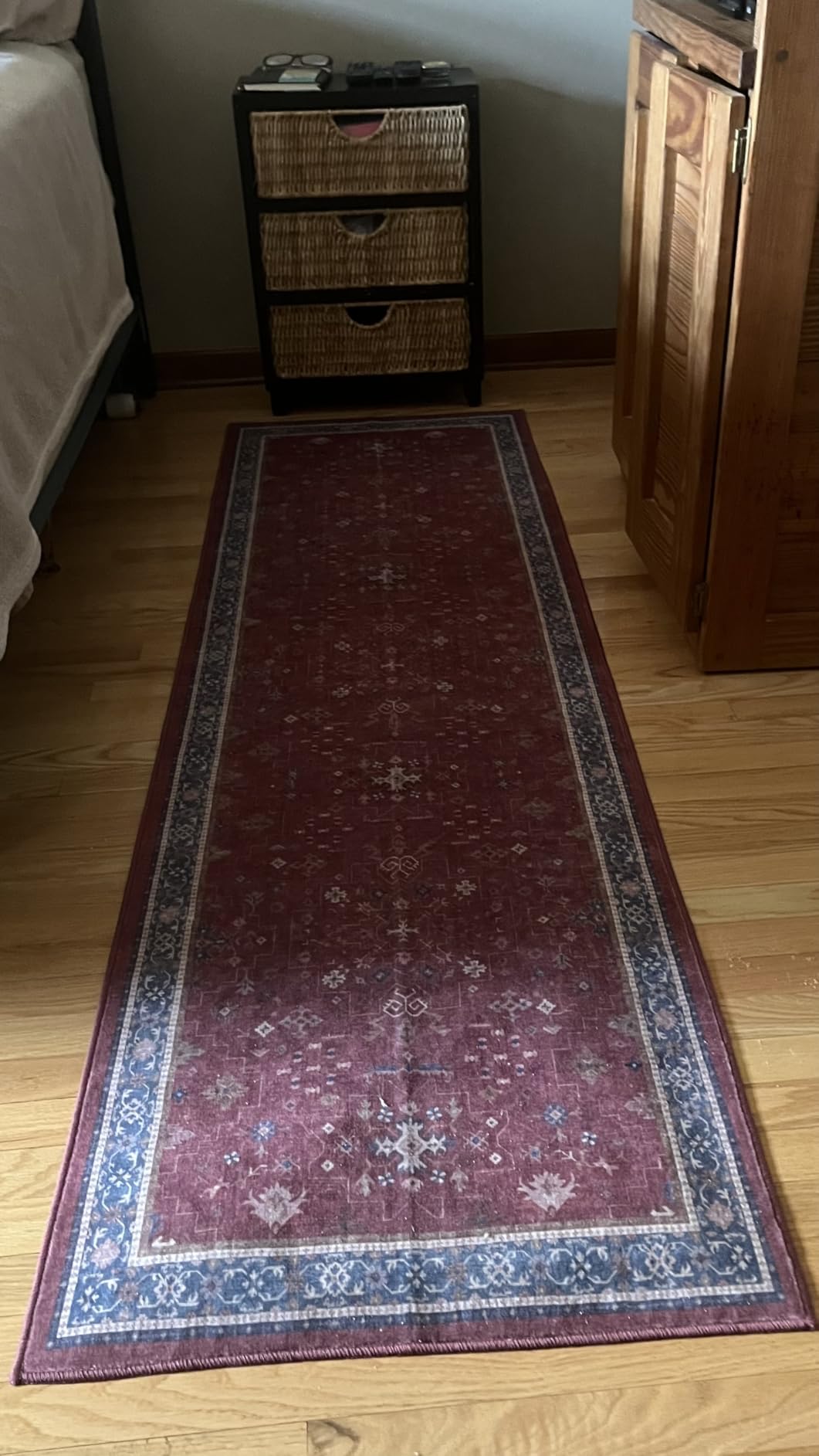 Black Farmhouse Washable 8x10 Area Rugs for Living Room, Bedroom, Dining Room Kitchen Table Rug for Under Table, Office, Dark Charcoal Tumble Stain Resistant Non-Slip Large Washable customer photo 2
