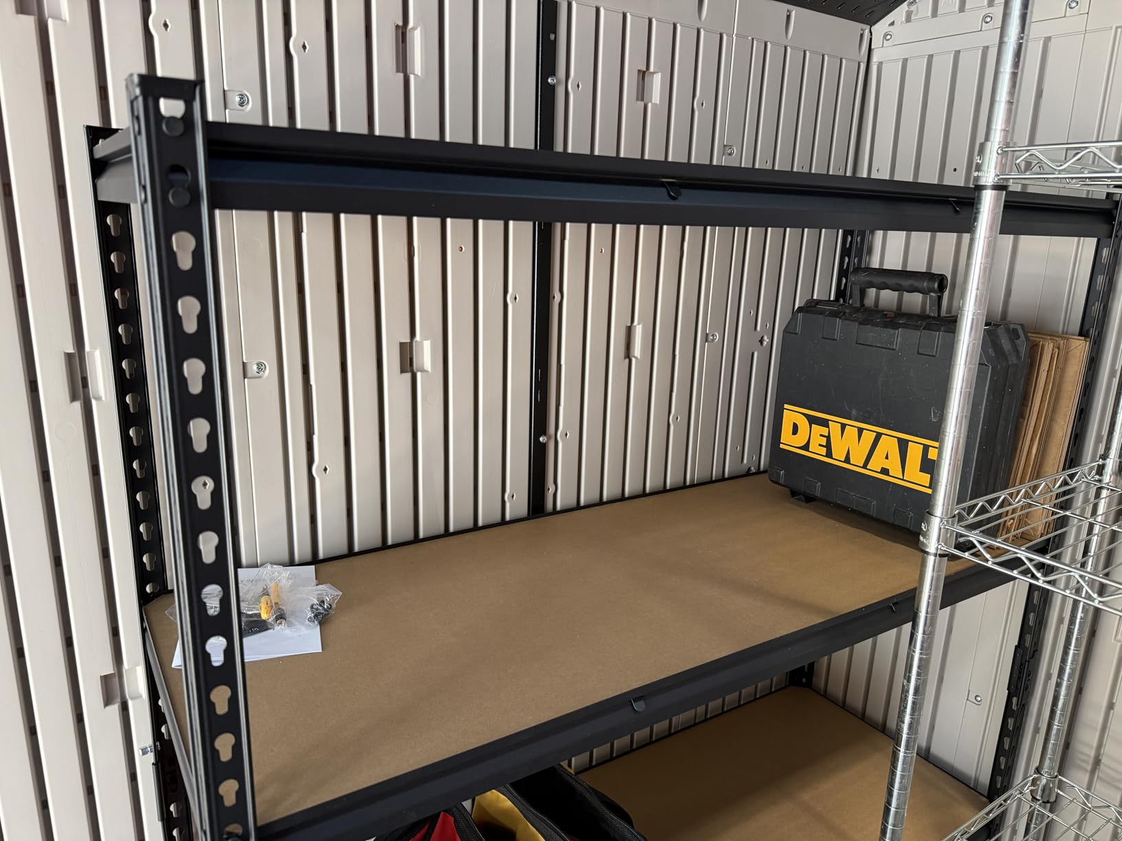 reibii 3080LBS Garage Shelving for Warehouse, 48