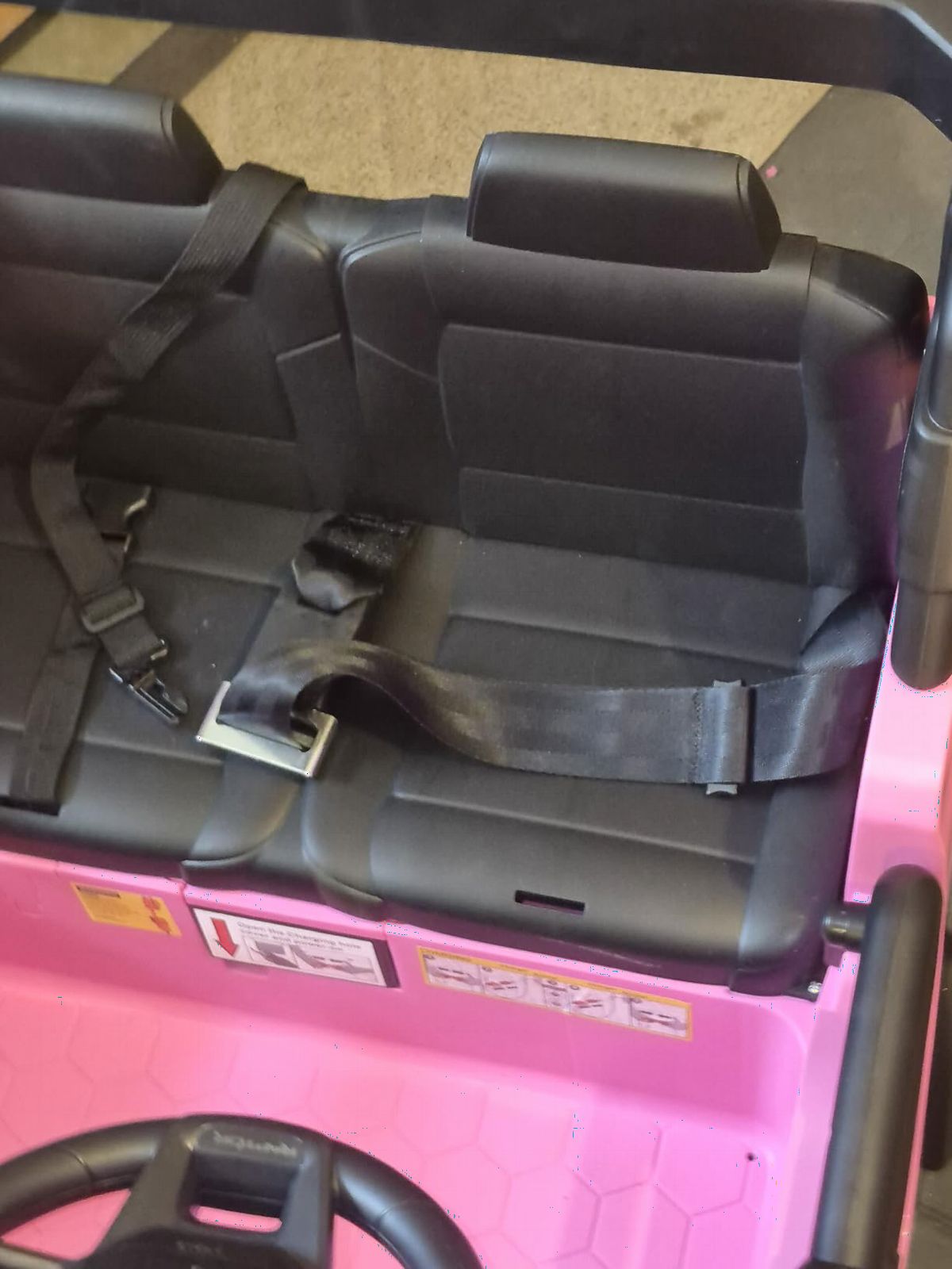 First Ride On 24V Ride on Toys for Big Kids, Licensed Ford Bronco Raptor 2 Seater Ride on Cars with Remote Control, Ride on Truck w/ 4-Wheeler Suspension, 3 Speeds, Led Lights, Bluetooth (24V, Pink) customer photo 2