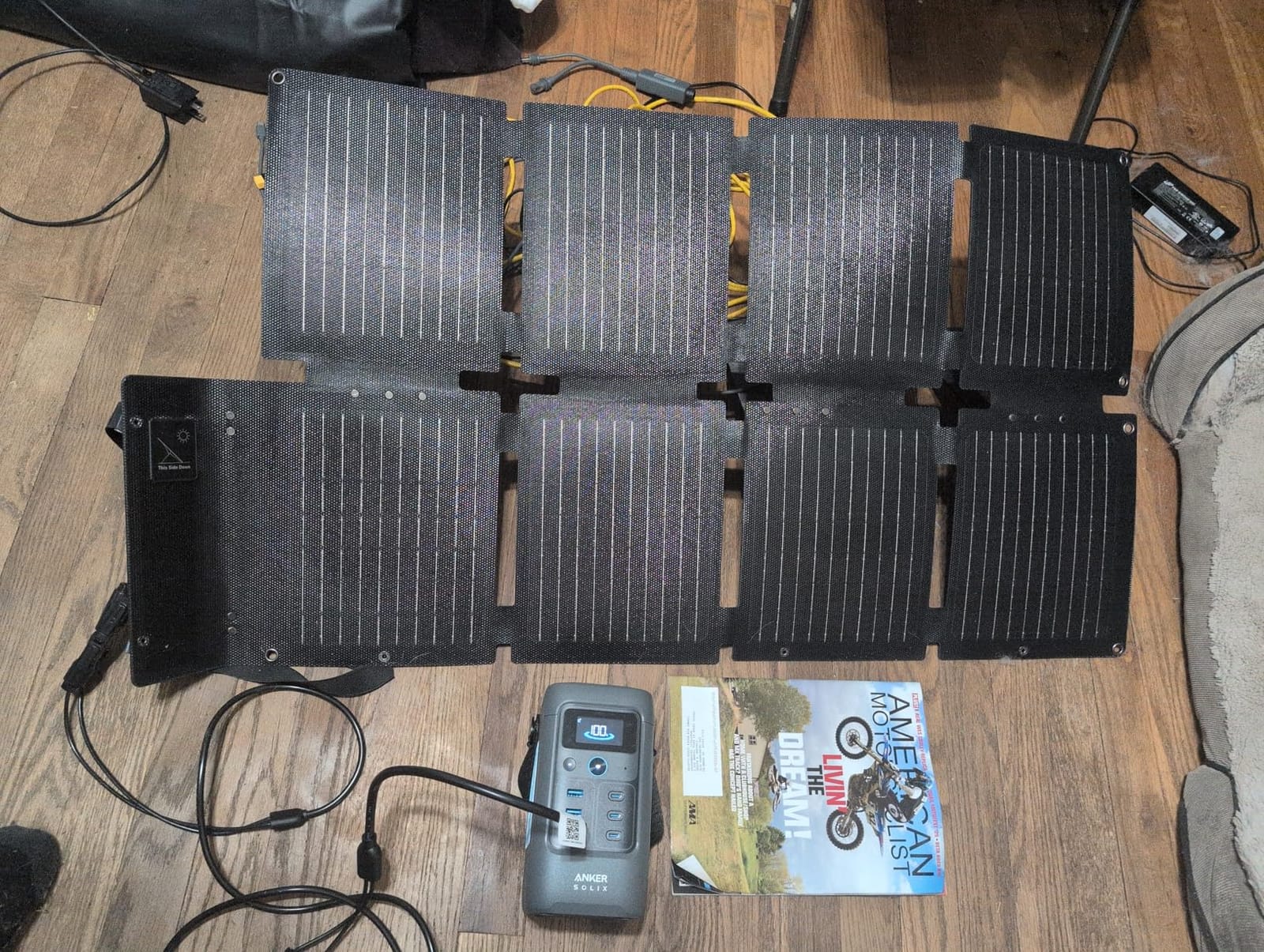 Anker SOLIX C200 DC Portable Power Station and 60W Solar Panel, 192Wh, 200W | 192Wh LiFePO4 Battery, 200W Solar Generator, For Outdoor, Camping, Traveling, and Emergencies customer photo 1