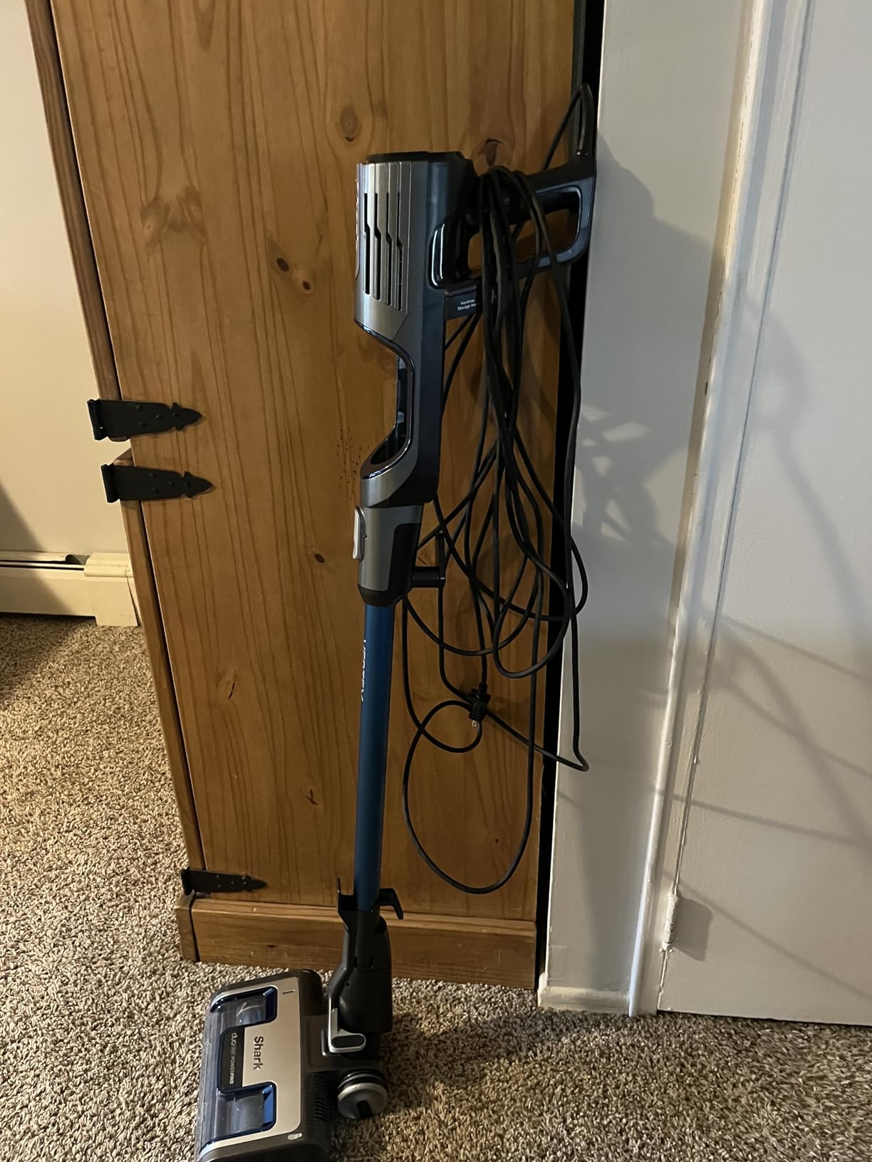 Shark PowerDetect Corded Stick Vacuum, Self-Cleaning, Eggplant, HZ4002 customer photo 1