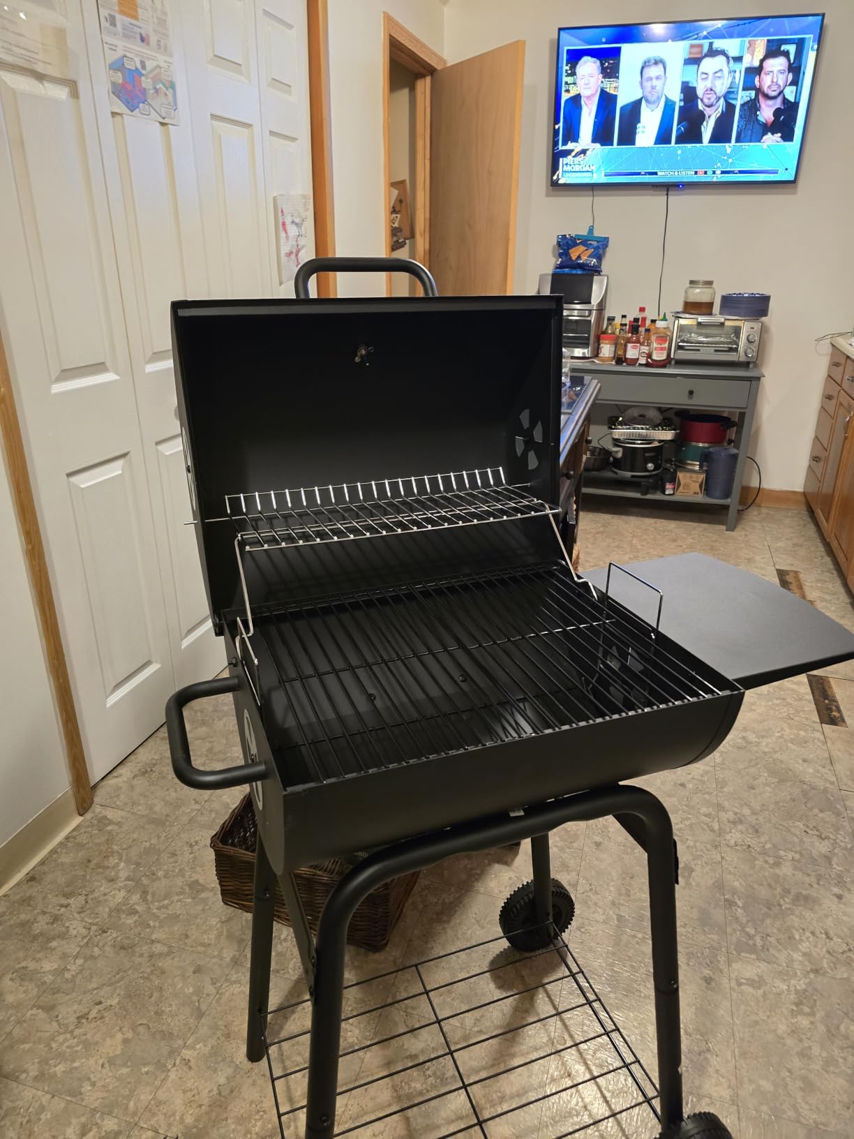 Kendane Barrel Charrel Grill, Large Charcoal Grills with Side Shelf | Outdoor BBQ Grill, Perfect for Backyard Camping, Patio Parties and Picnics customer photo 2