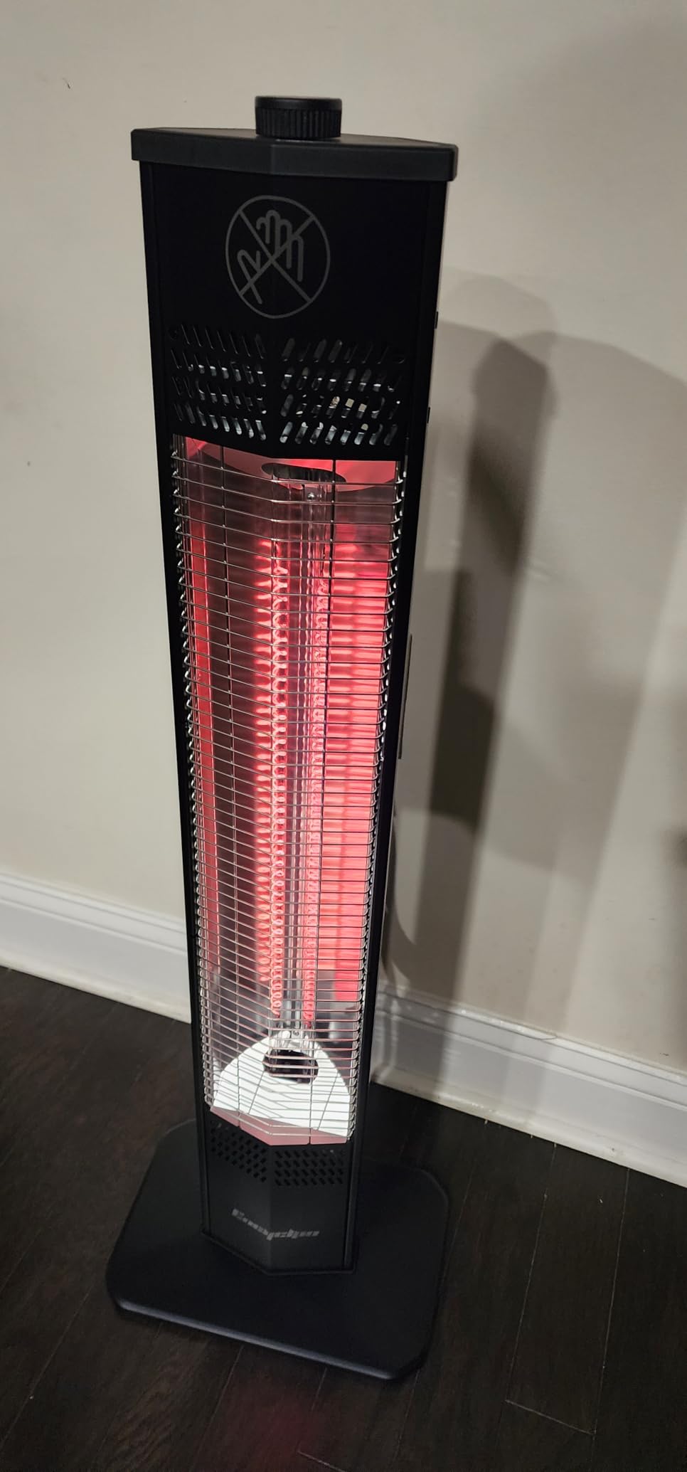Encyclpo Patio Heater for Outdoor Use, 1500W Infrared, 36 in Portable Tower Heater, 3 Levels, IPX5 Waterproof, Tip-Over&Overheat Protection for Garage, Indoor, Large Room, Backyard, Home customer photo 1