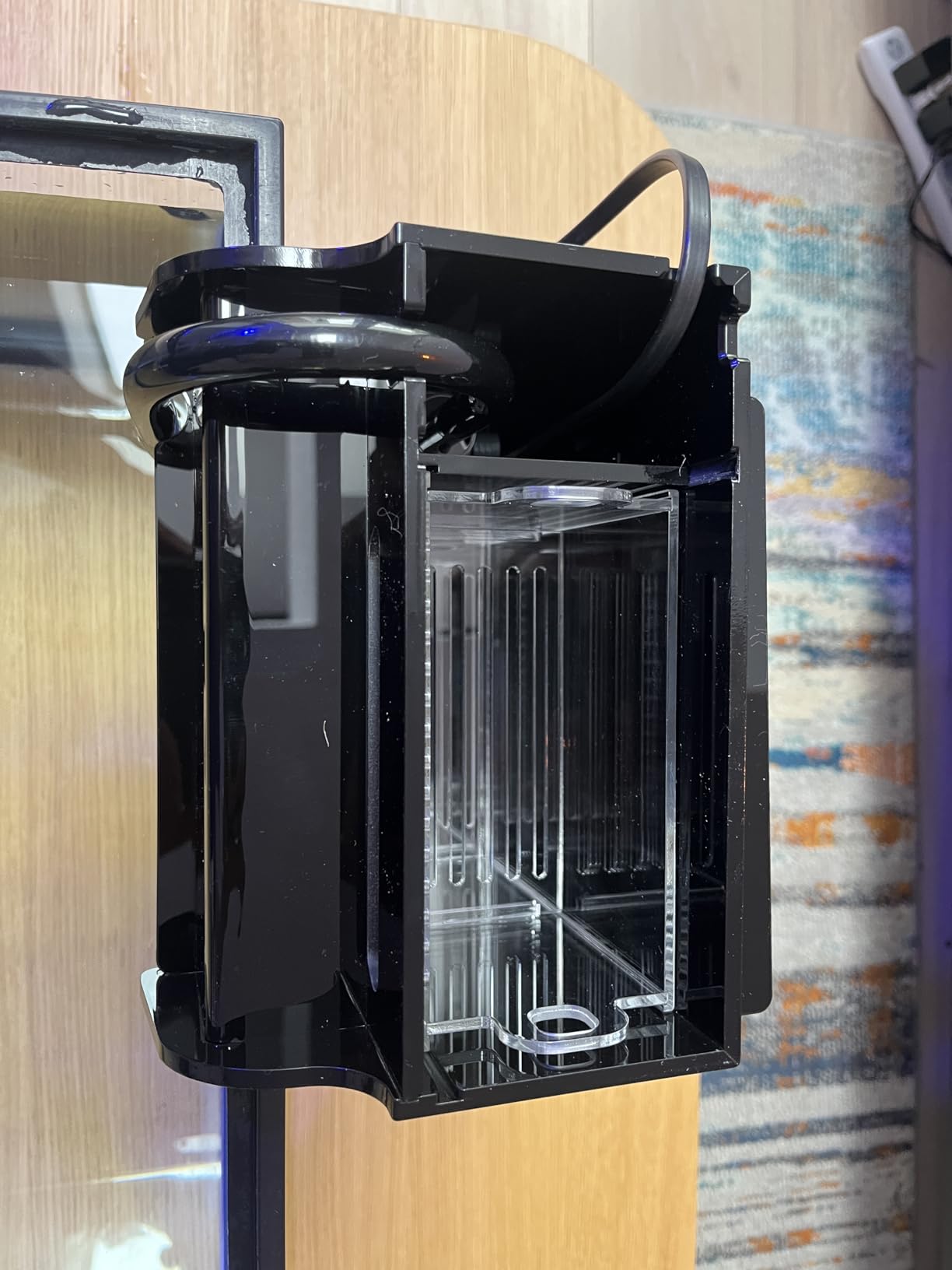 AquaReady Aquarium Power Filter, Customizeable Media Basket, Refugium Light Window, Ultra Quiet Low Profile Design, Includes Media Basket customer photo 1