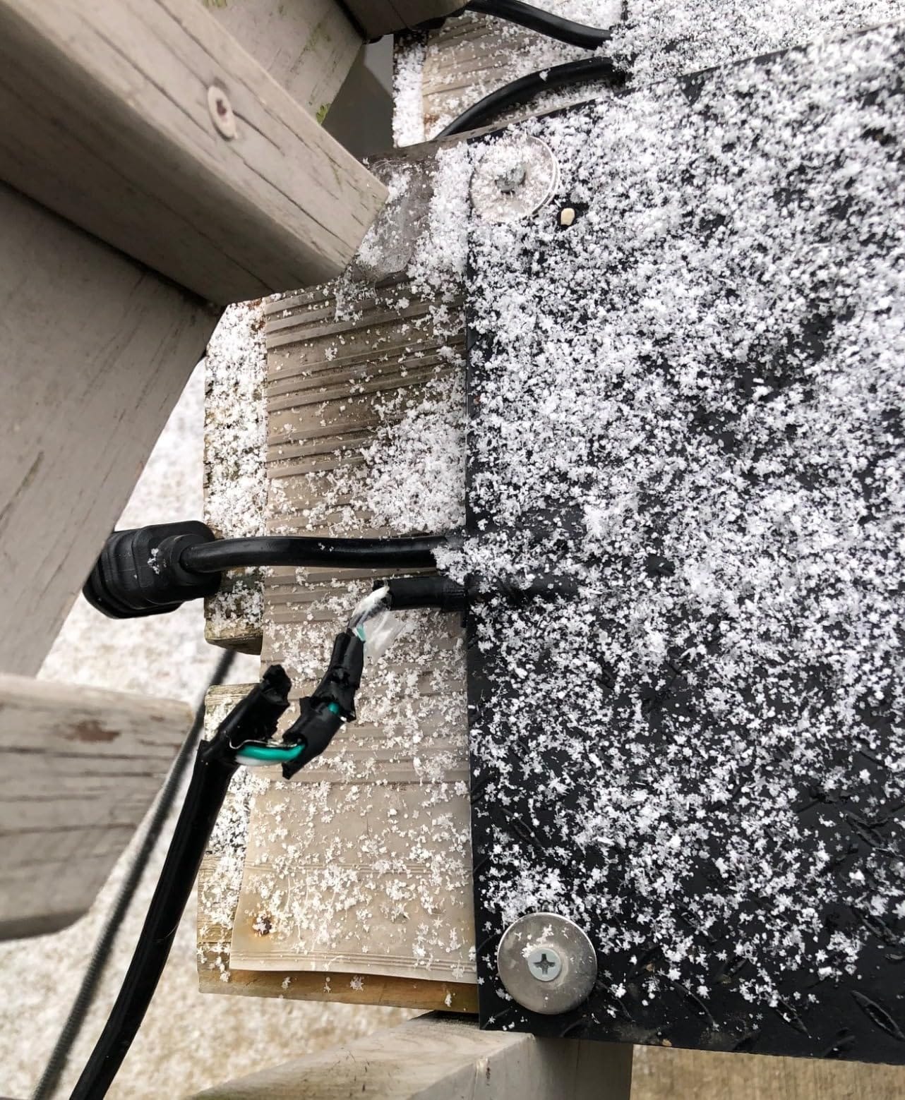 Heated Snow Melting Mats for walkways Stairs - Outdoor Heated Mats - Non-Slip Electric Heated Foot Mats for Winter Snow Removal - Heated Snow Melting Mat for Stairs garages Driveway (10in x 48in) customer photo 2