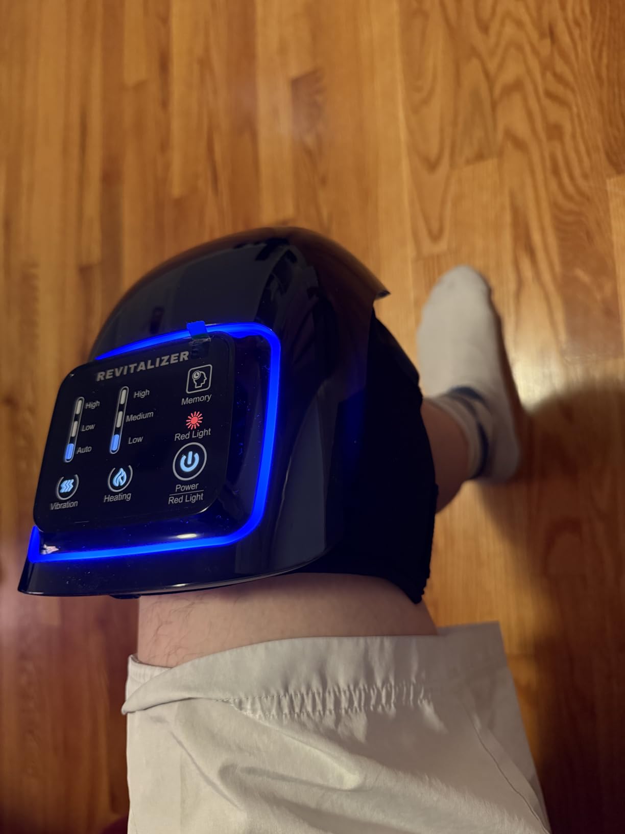 FORTHiQ Knee Massager Pro+ for Pain Relief with Heat and Dual Red Light Therapy, Adjustable Straps, Memory Function, Relax Tight Muscles, Ideal Gift for Men & Women, FSA-HSA Eligible customer photo 1