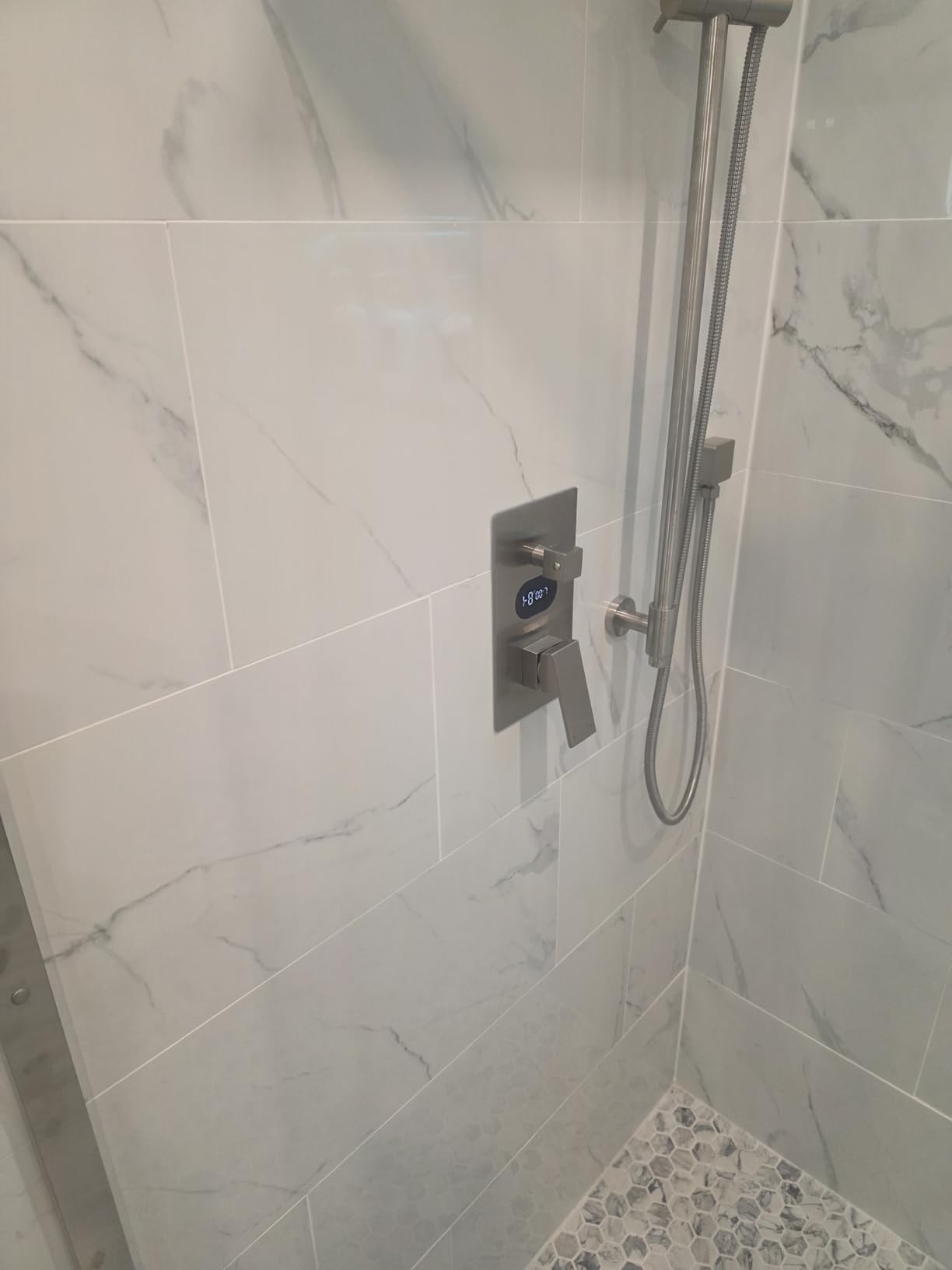 Kurpot Gold Shower System, 10'' Gold Shower Head with Handheld Combo Spray customer photo 1