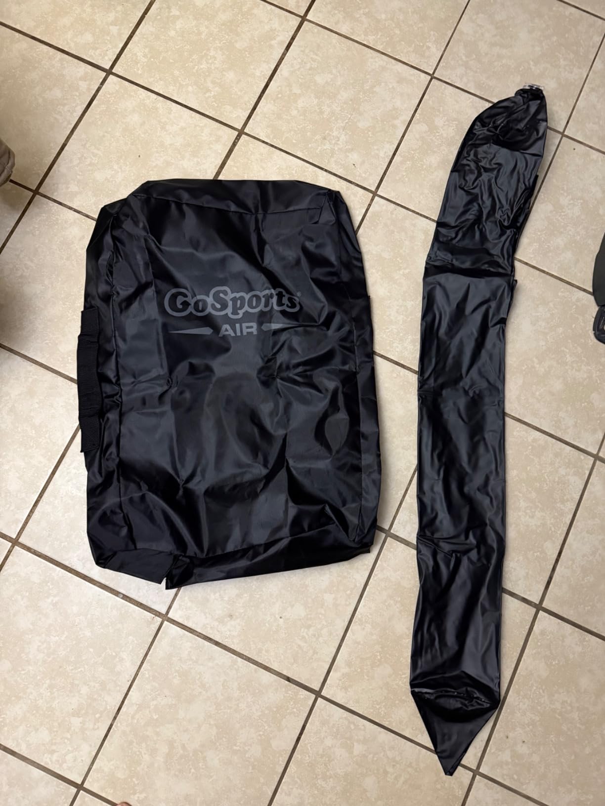 GoSports Inflatable Football Tackling Dummy - Blocking Pad Training Equipment for Football Practice - 4.25 ft Tall customer photo 2