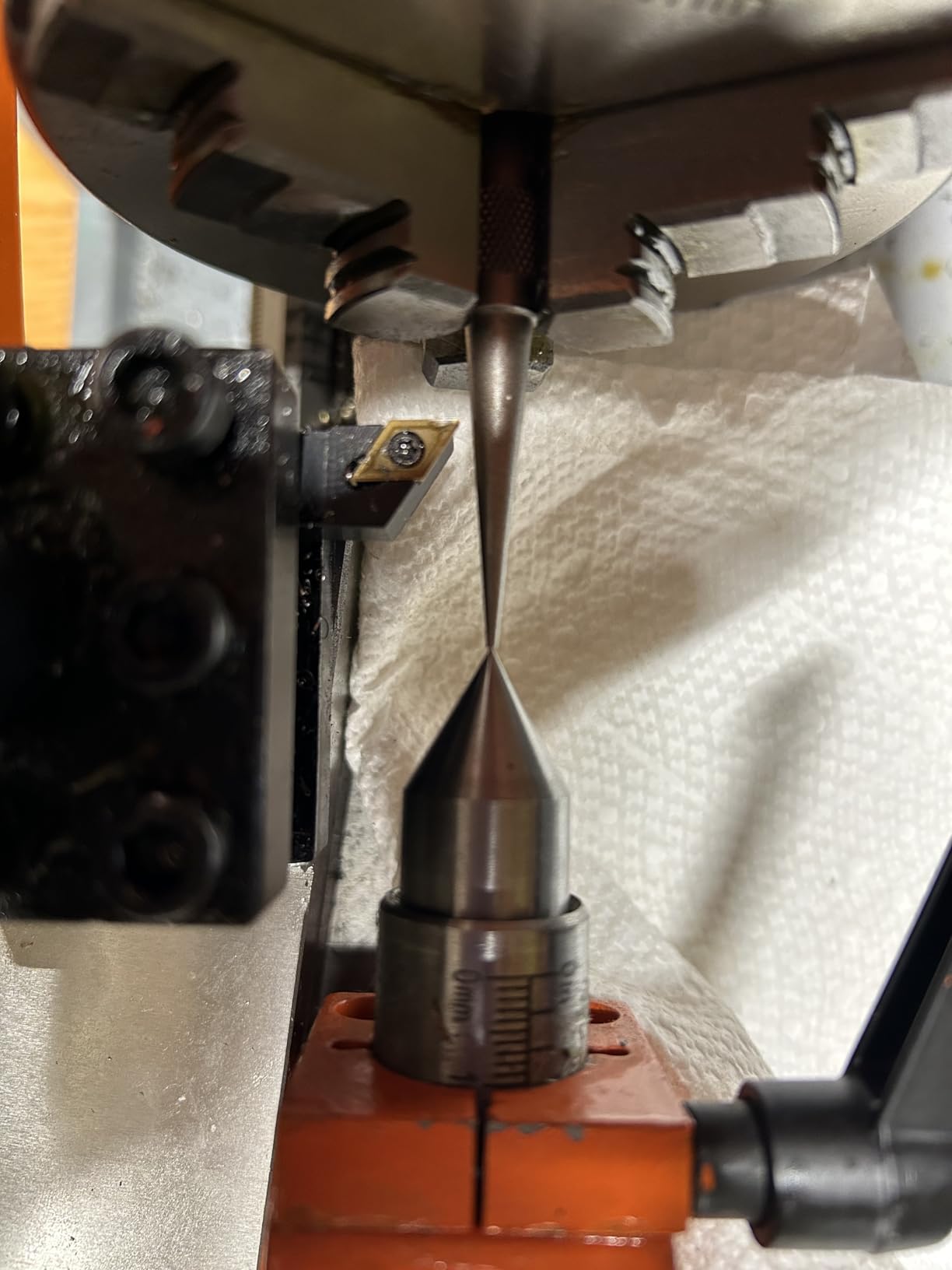 VEVOR Metal Lathe, 8.3'' x 29.5'' Benchtop Metal Lathe 0-2500 RPM Continuously Variable Speed 750W Brushless Motor Metal Gears with LCD Display Metal Lathe Machine customer photo 2